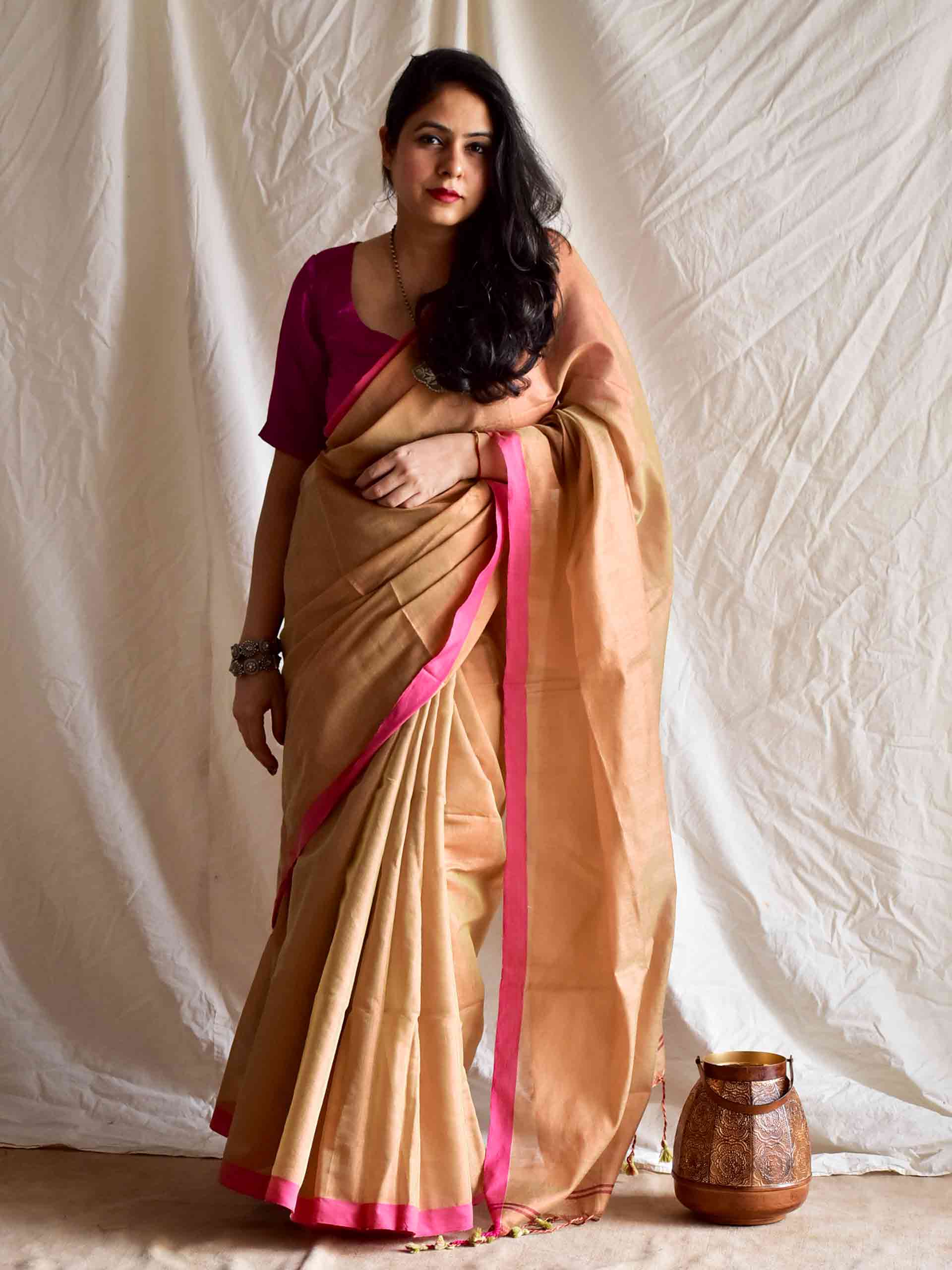 Mehram - Tissue silk saree