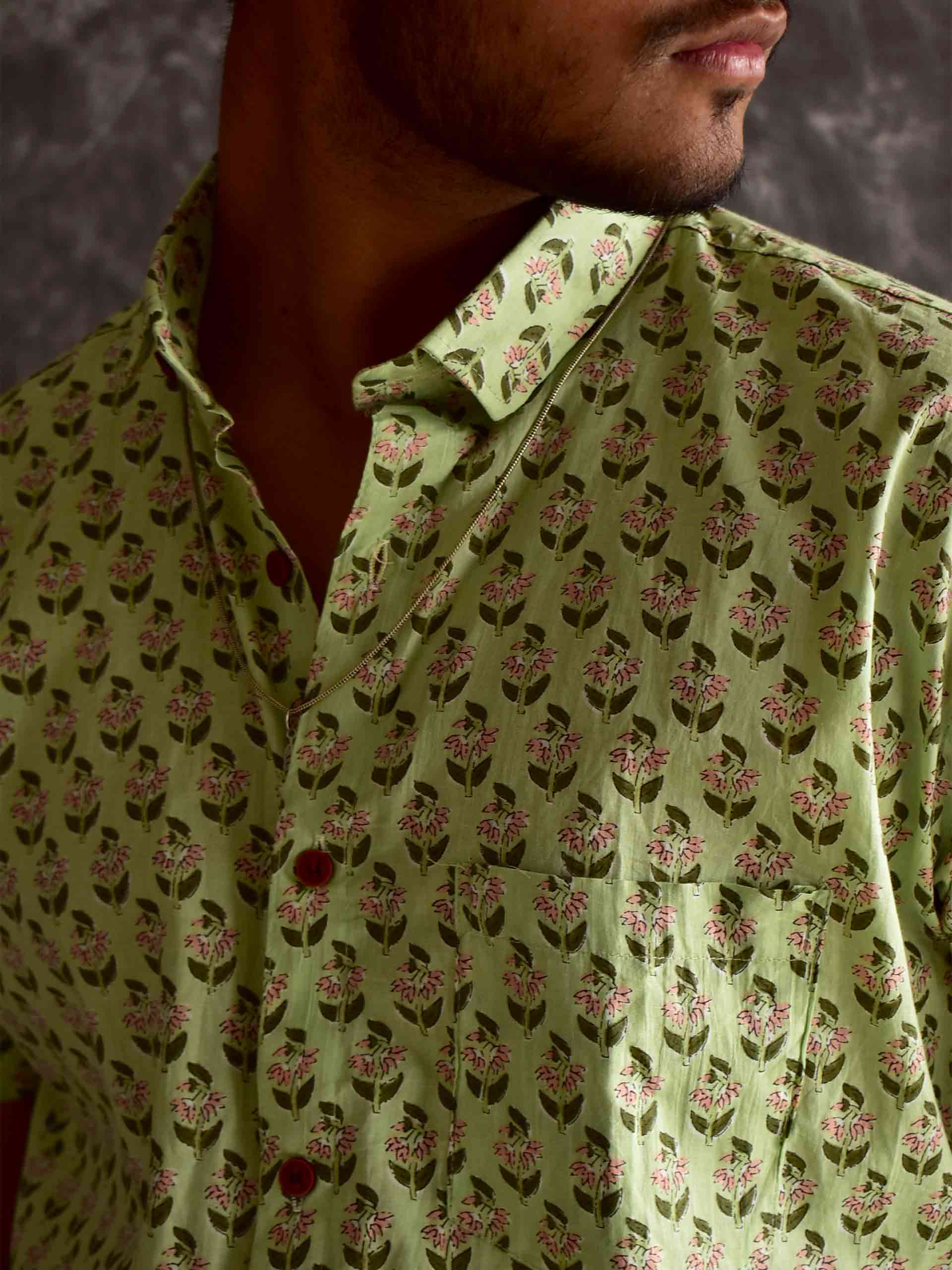 Pink - Printed Shirt