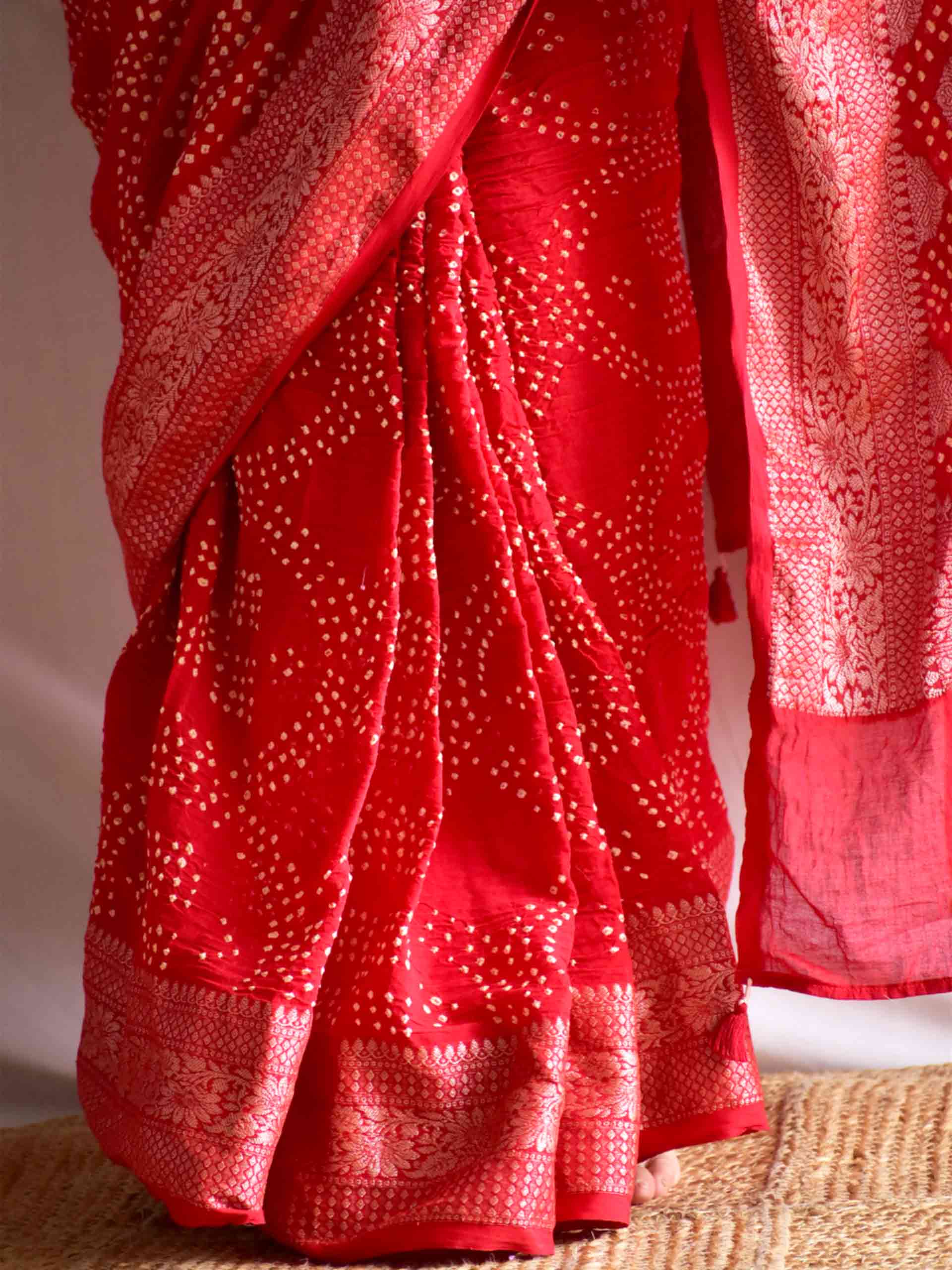 Laalima - Bandhej Saree