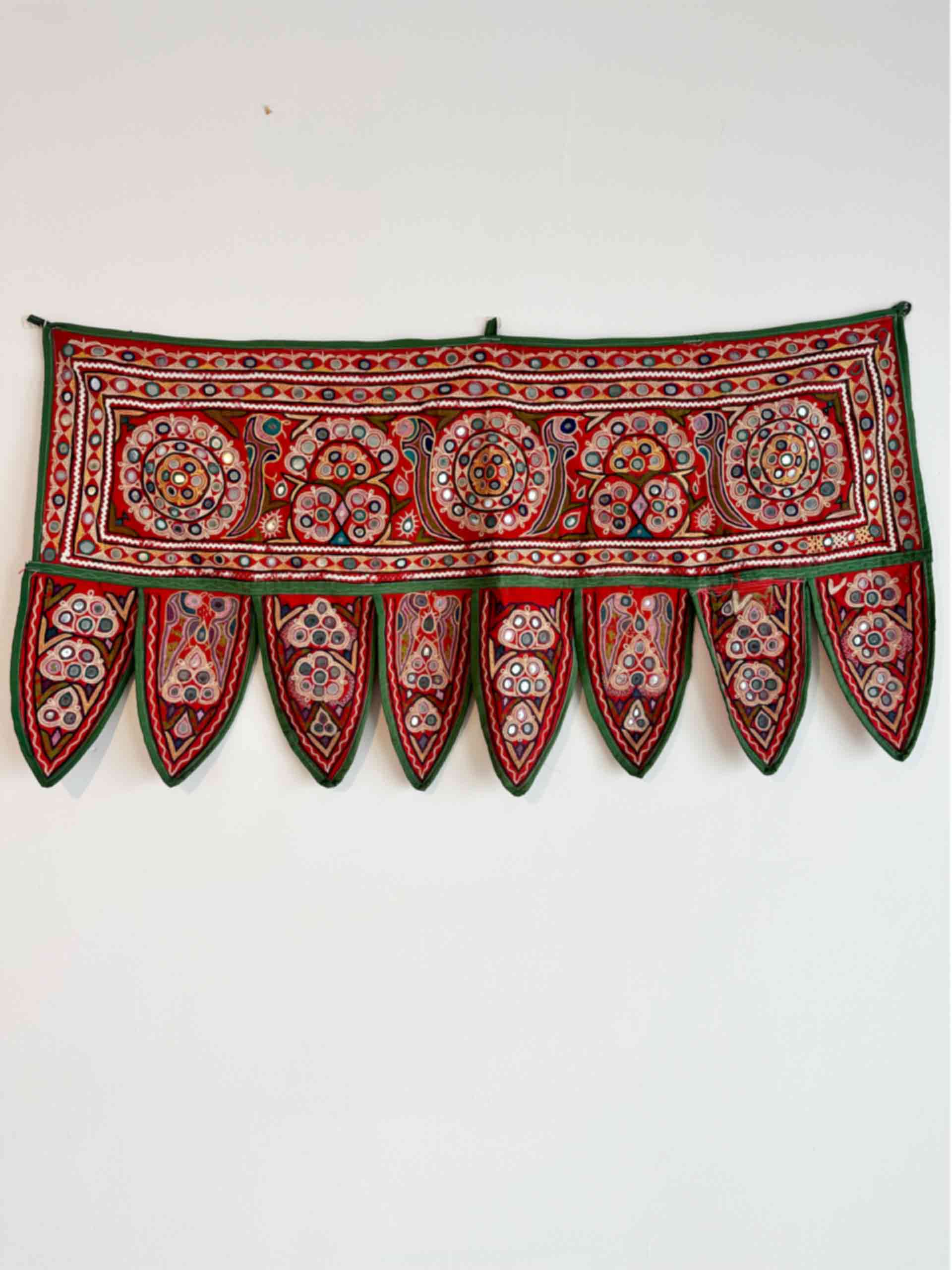 Nav - Hand embroidered vintage toran