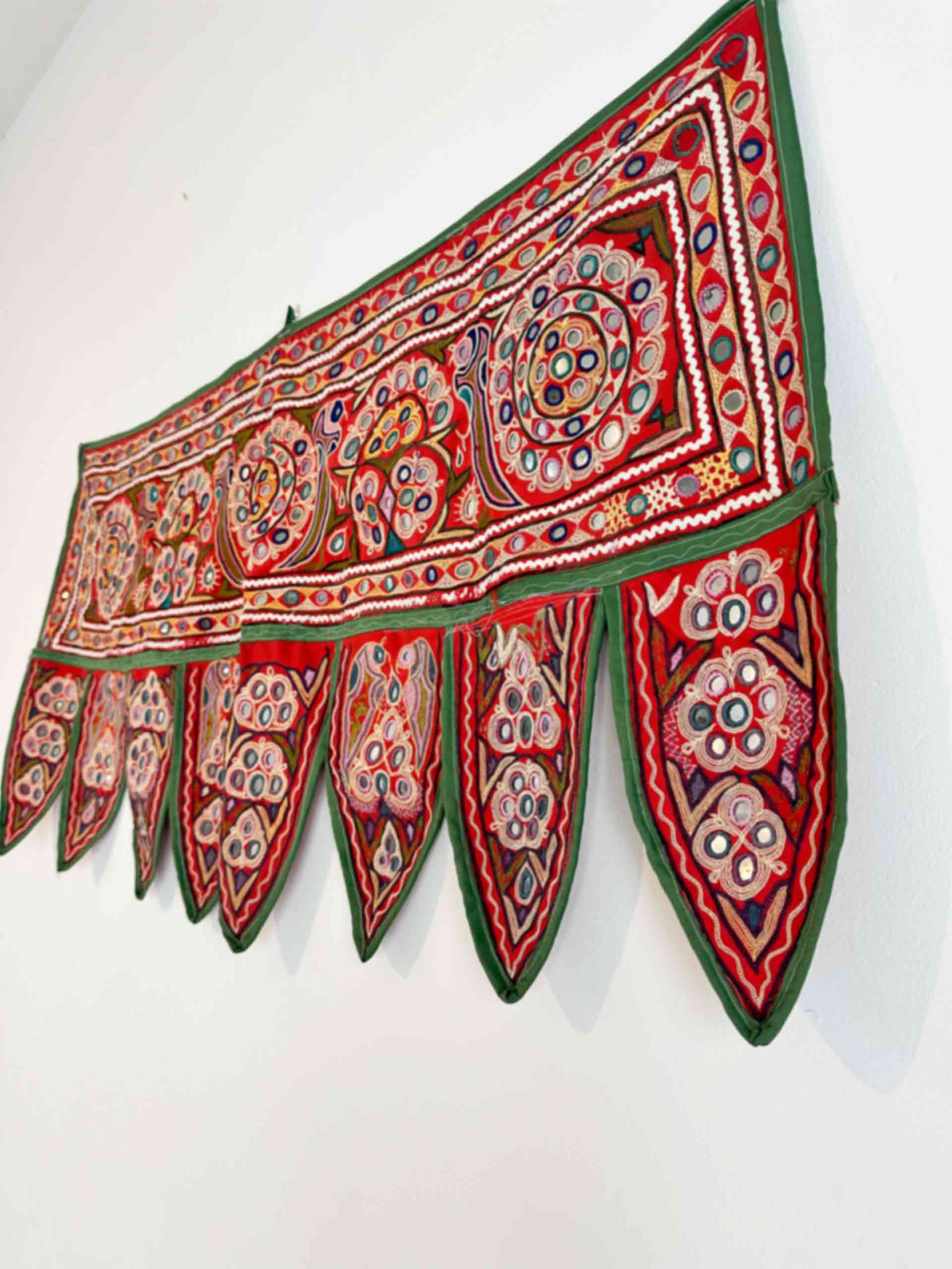 Nav - Hand embroidered vintage toran