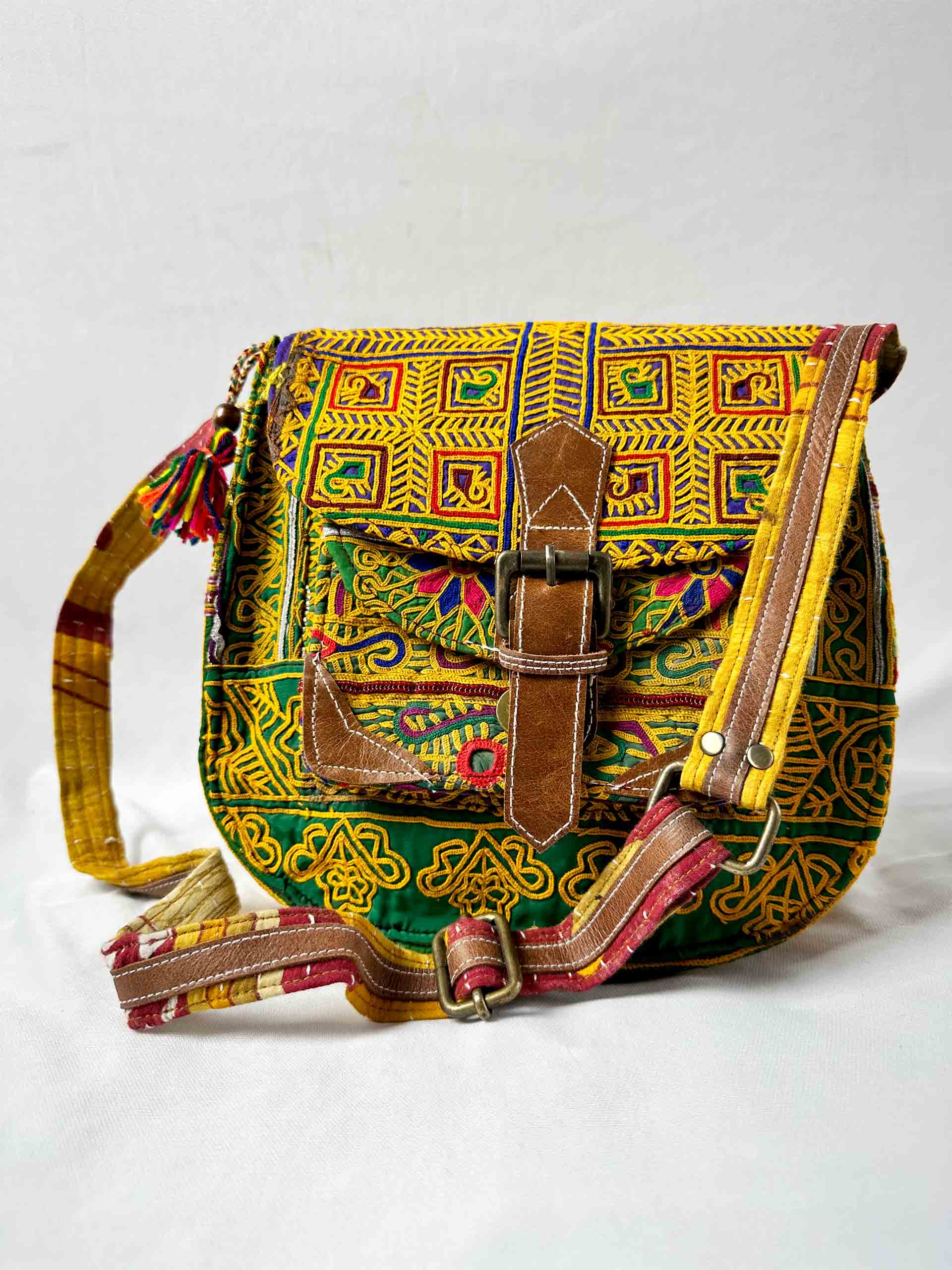 Afghan - hand embroidered vintage bag
