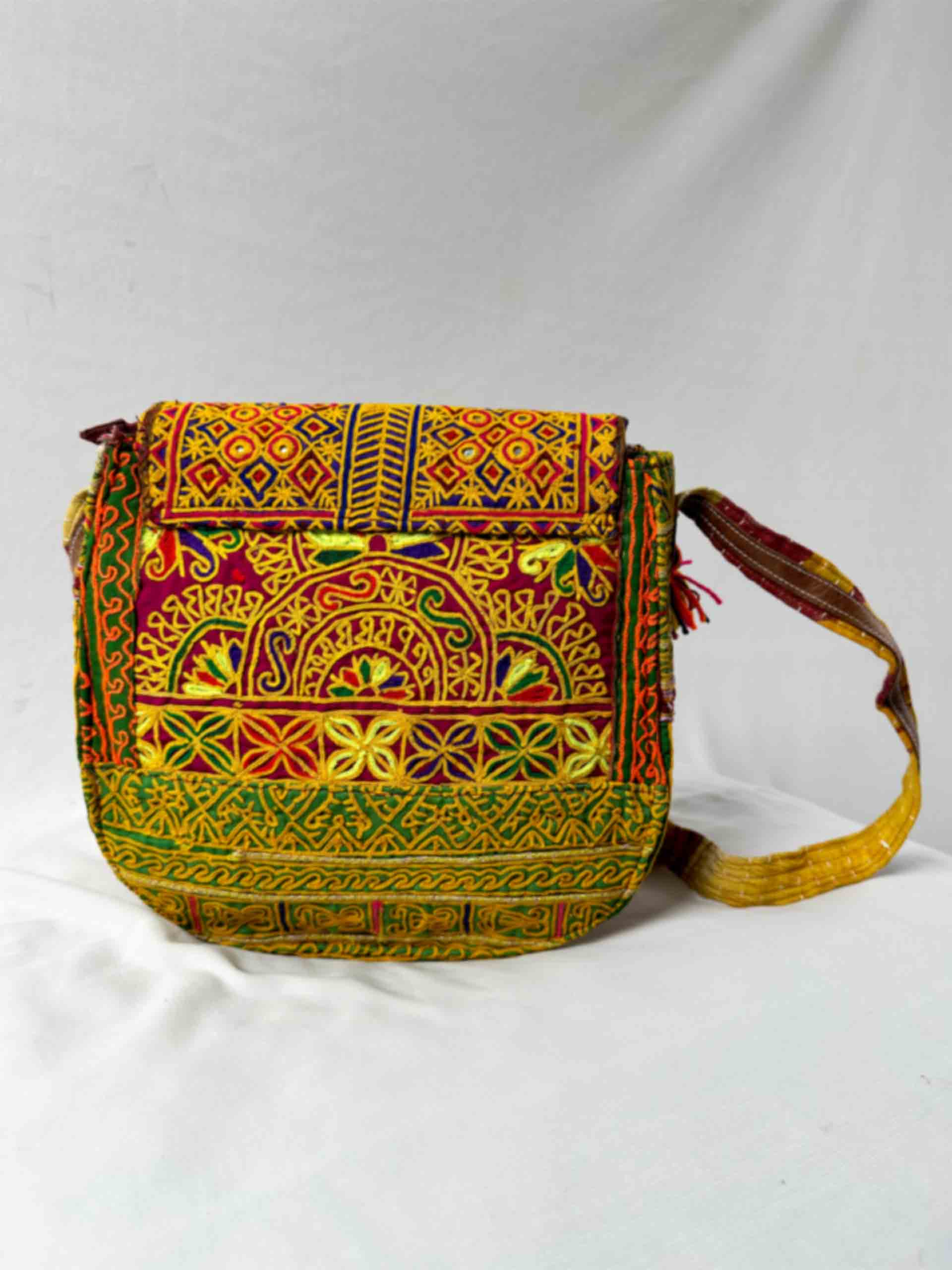 Afghan - hand embroidered vintage bag