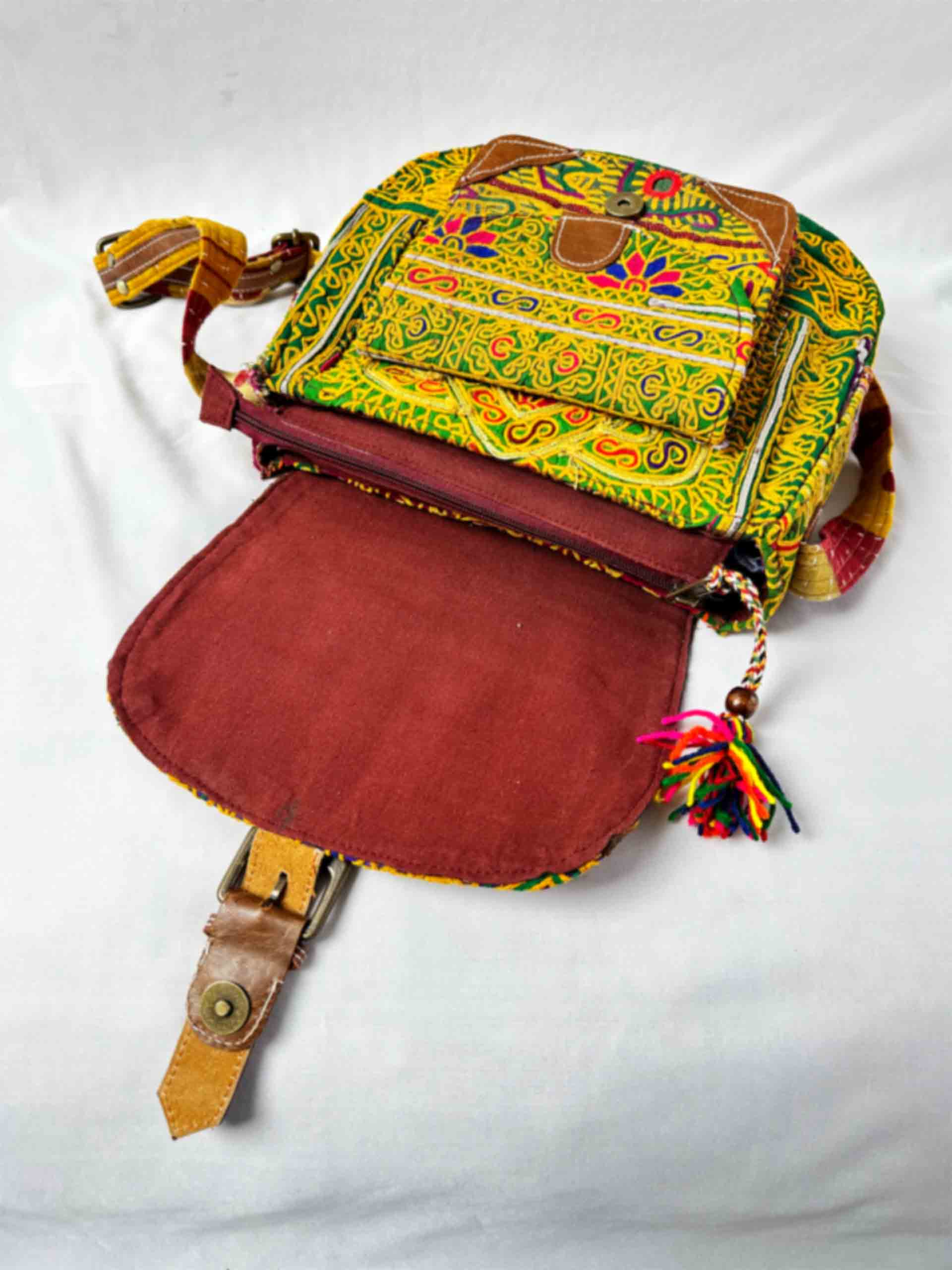 Afghan - hand embroidered vintage bag