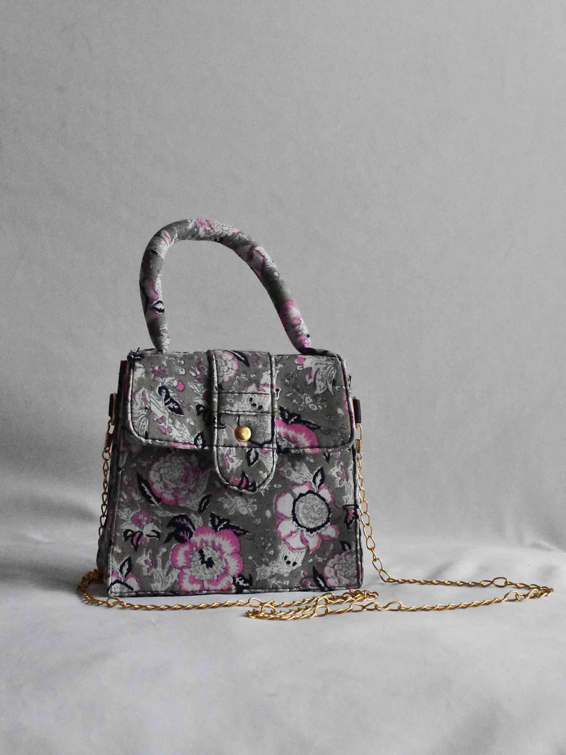 Floral - Printed Cotton bag