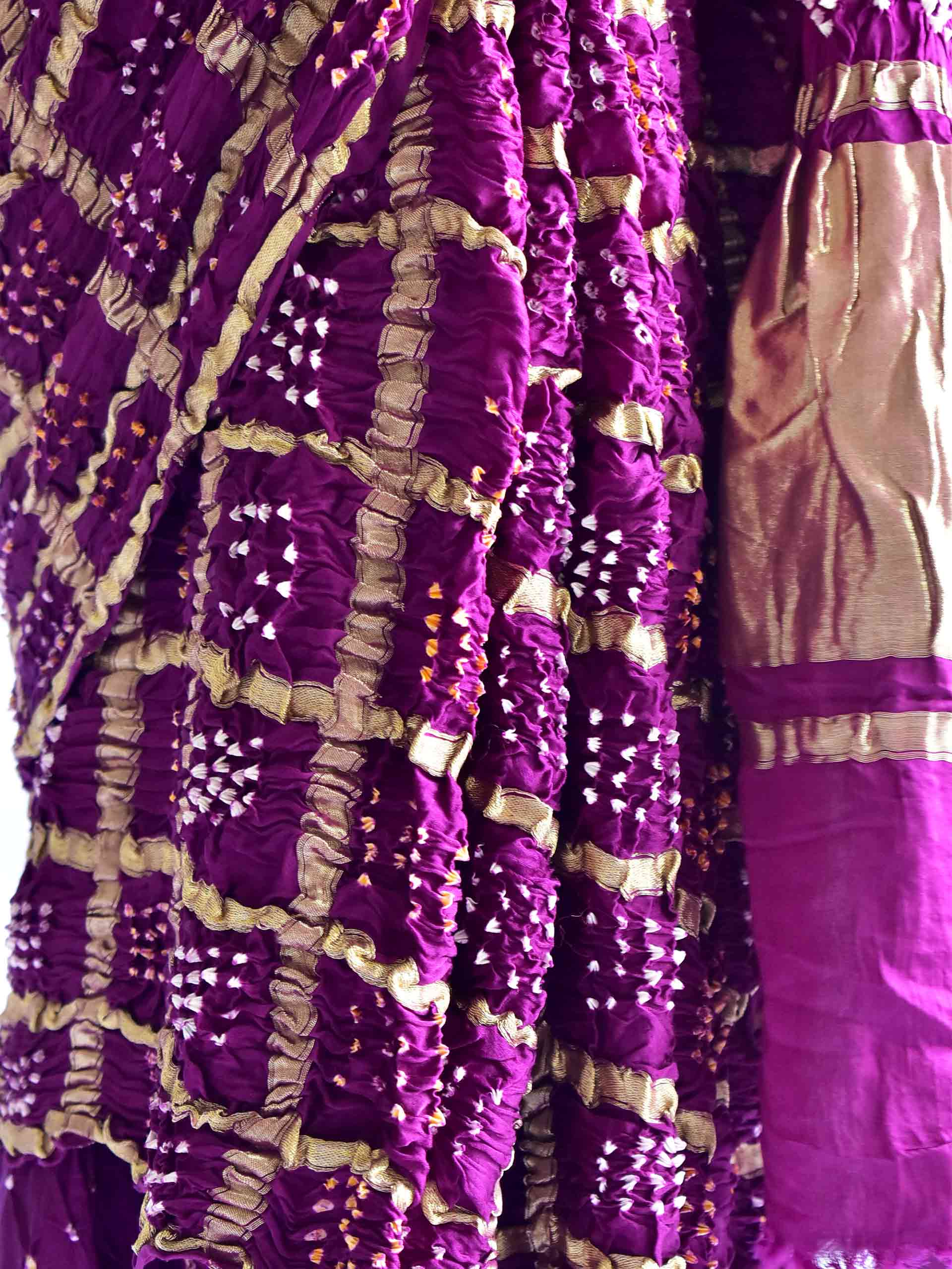 Murad - Bandhani Gharchola Gajji Silk Saree