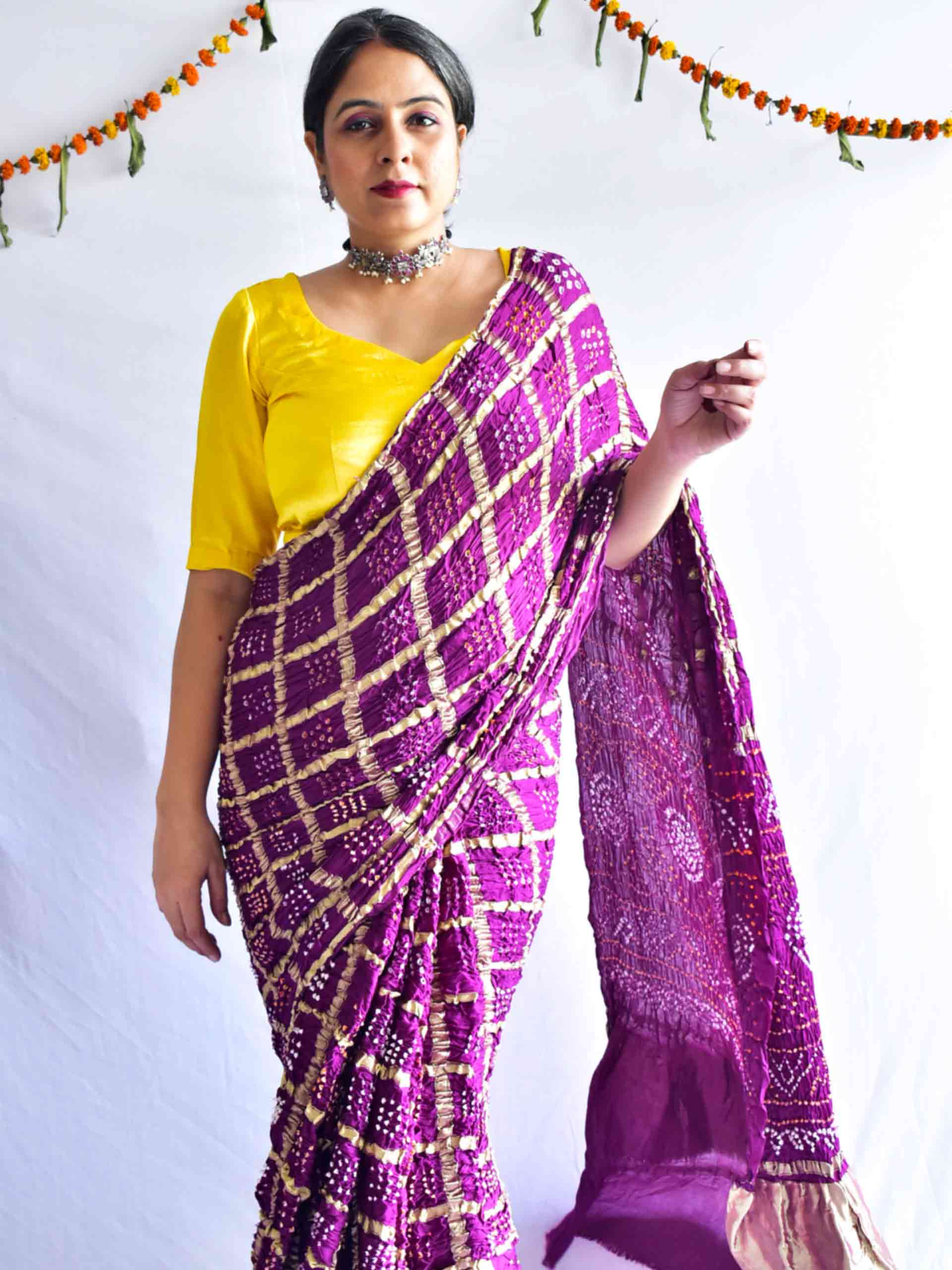 Murad - Bandhani Gharchola Gajji Silk Saree