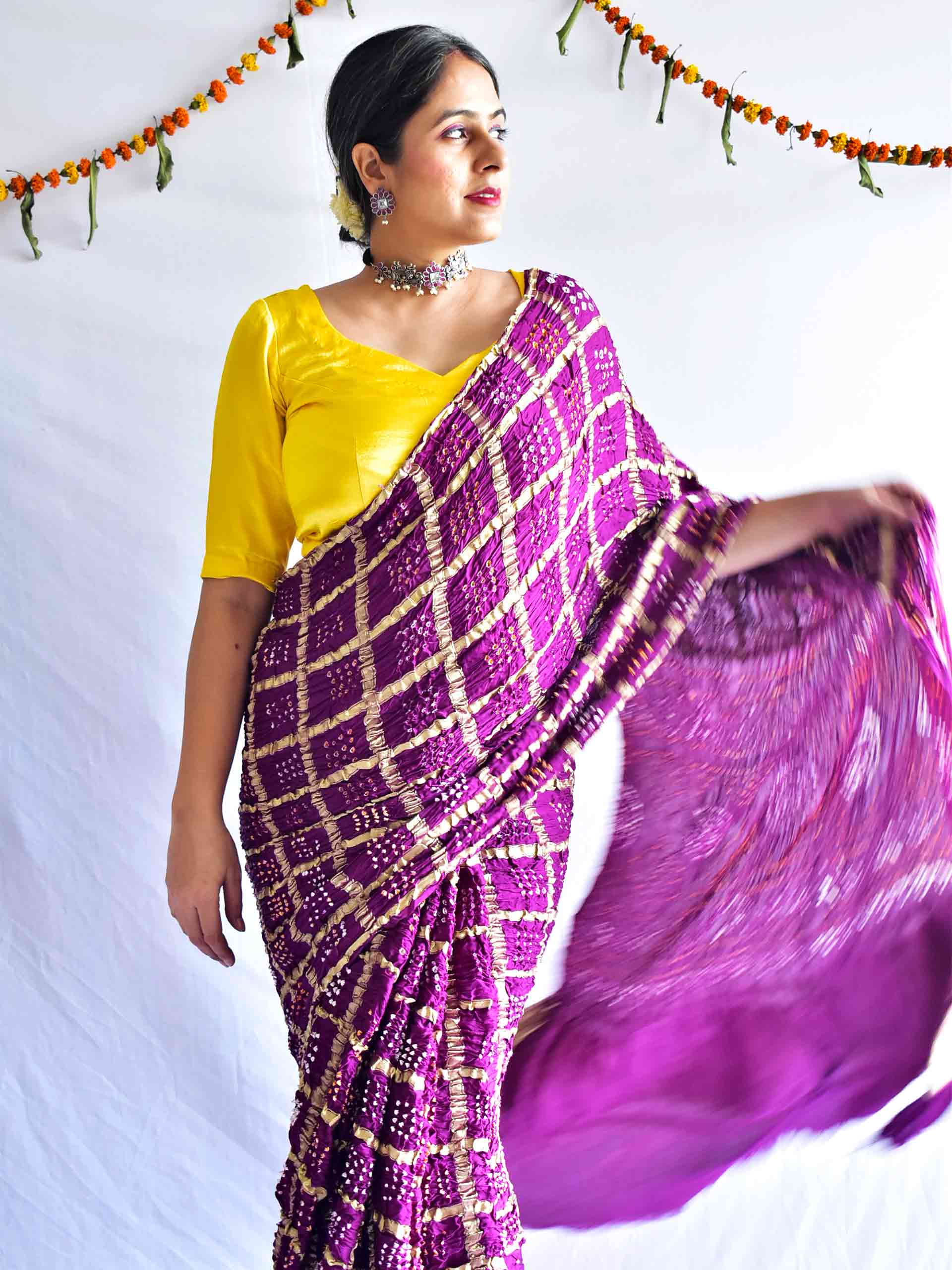 Murad - Bandhani Gharchola Gajji Silk Saree