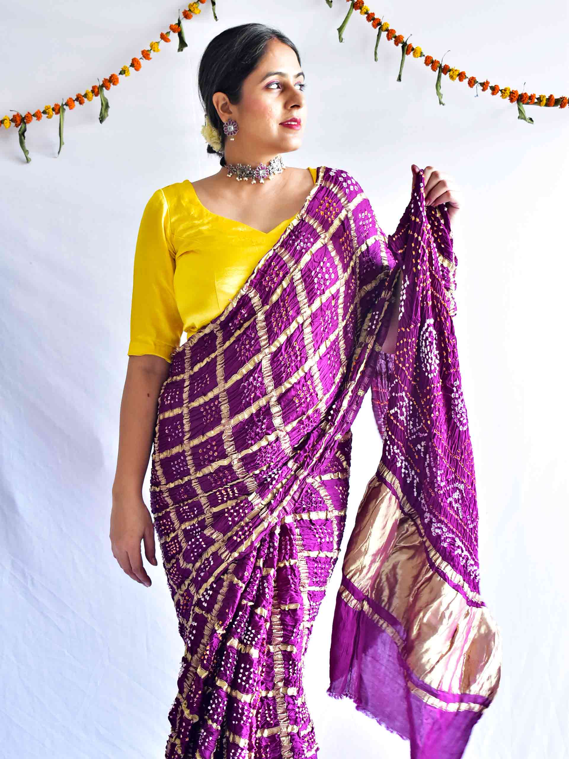Murad - Bandhani Gharchola Gajji Silk Saree