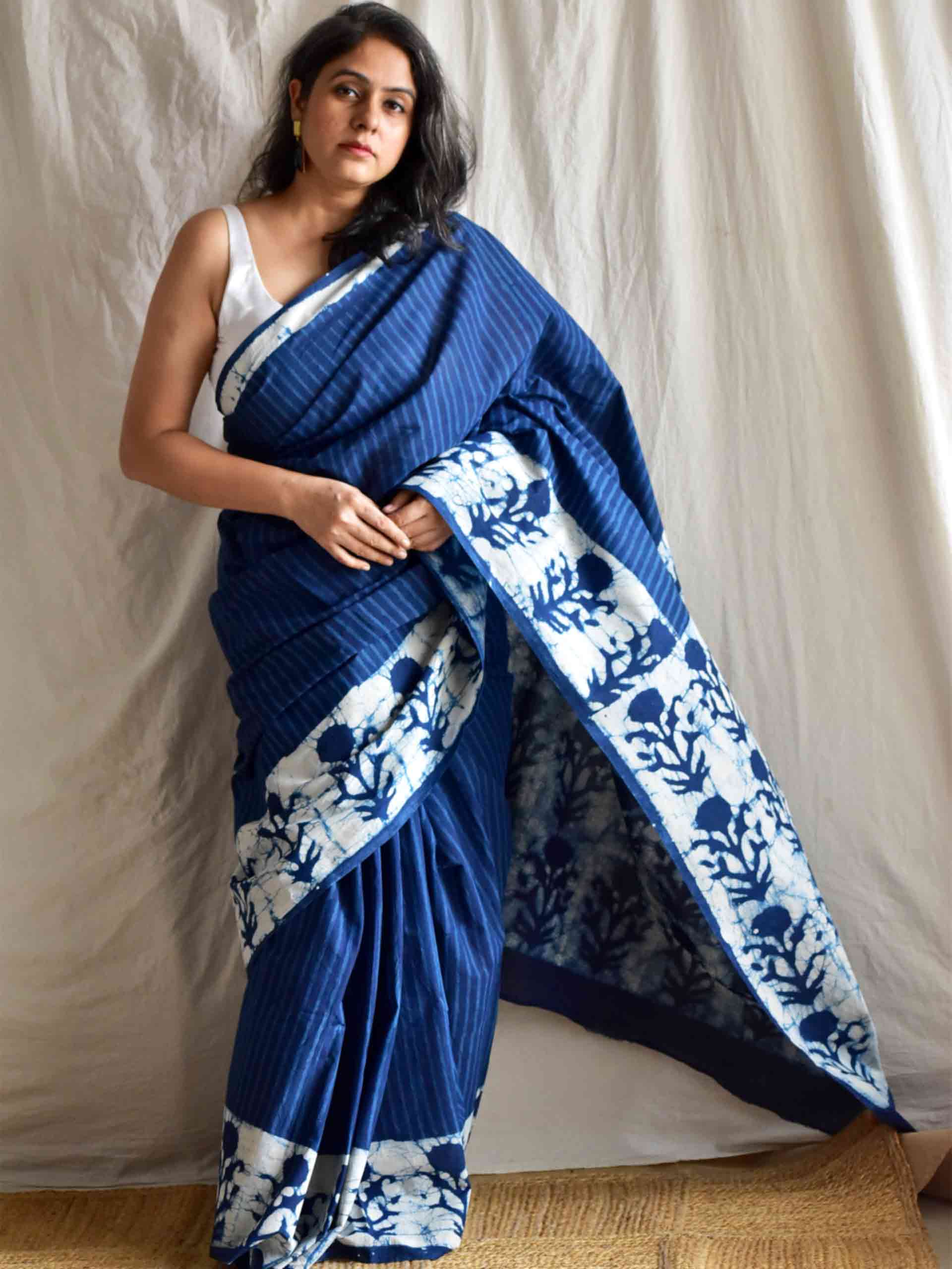 Medley - Dabu cotton saree