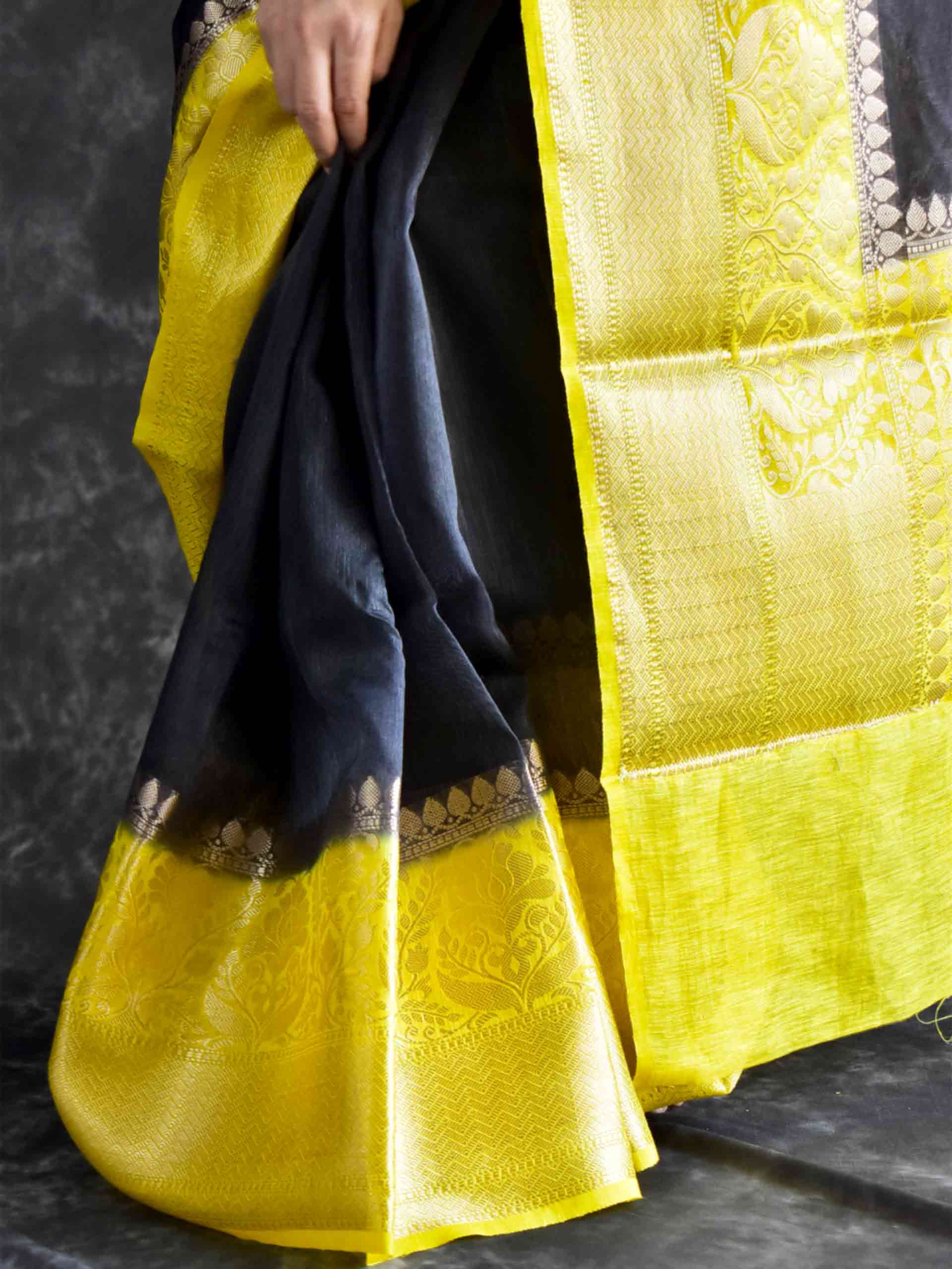 Gold mine - silk saree