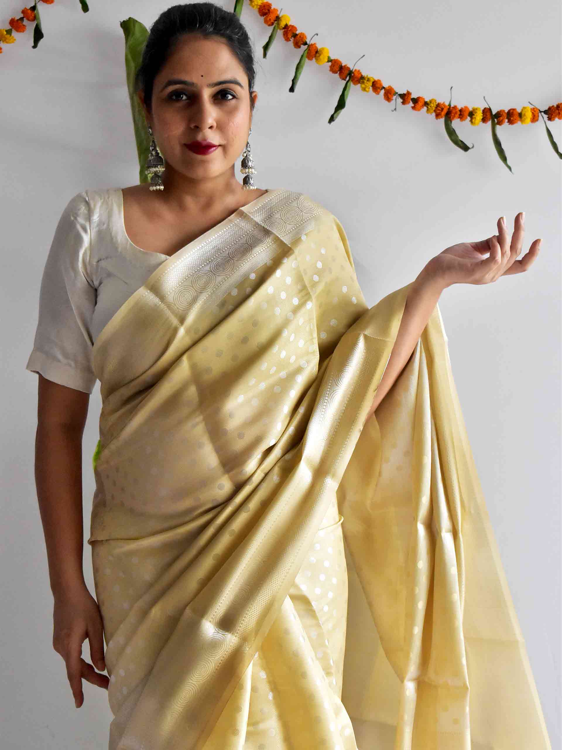 warm silk saree