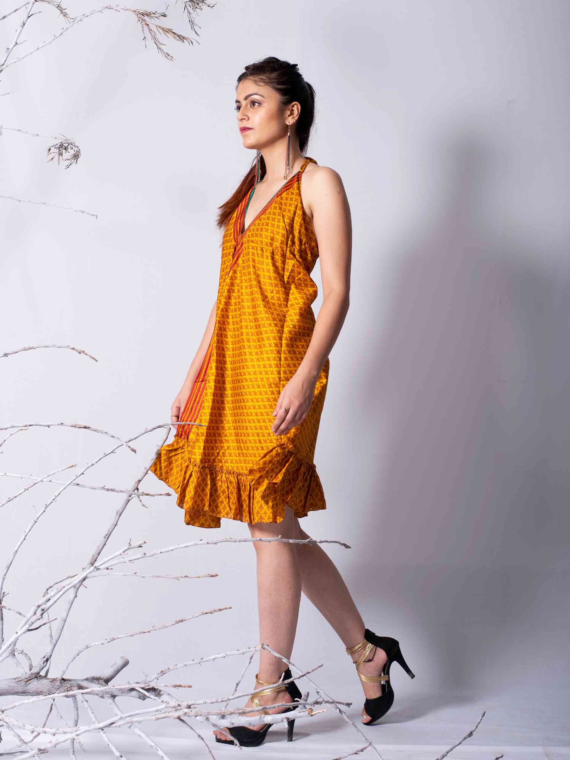 Sunshine - satin short Dress