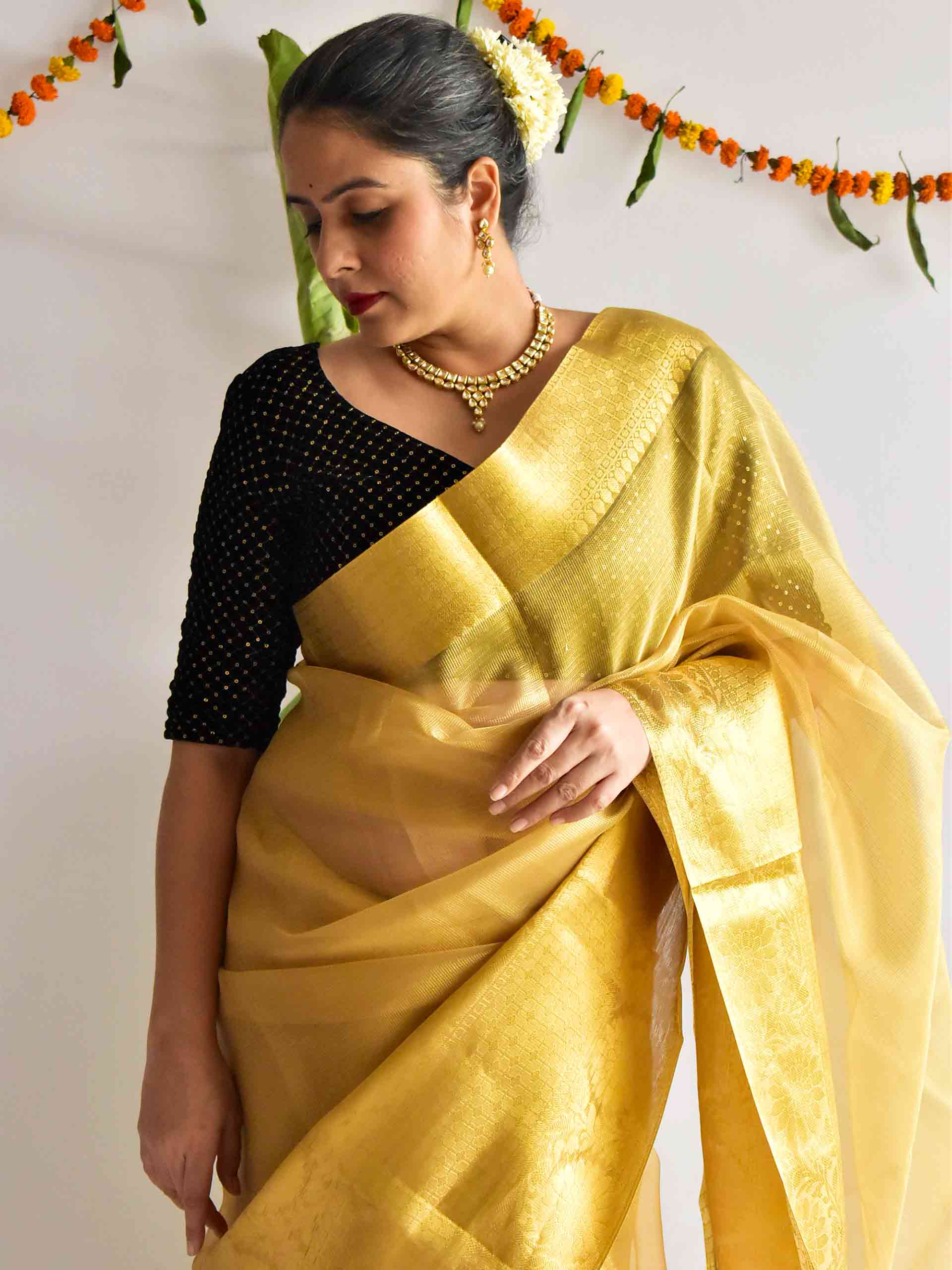 Sona - kota tissue silk saree