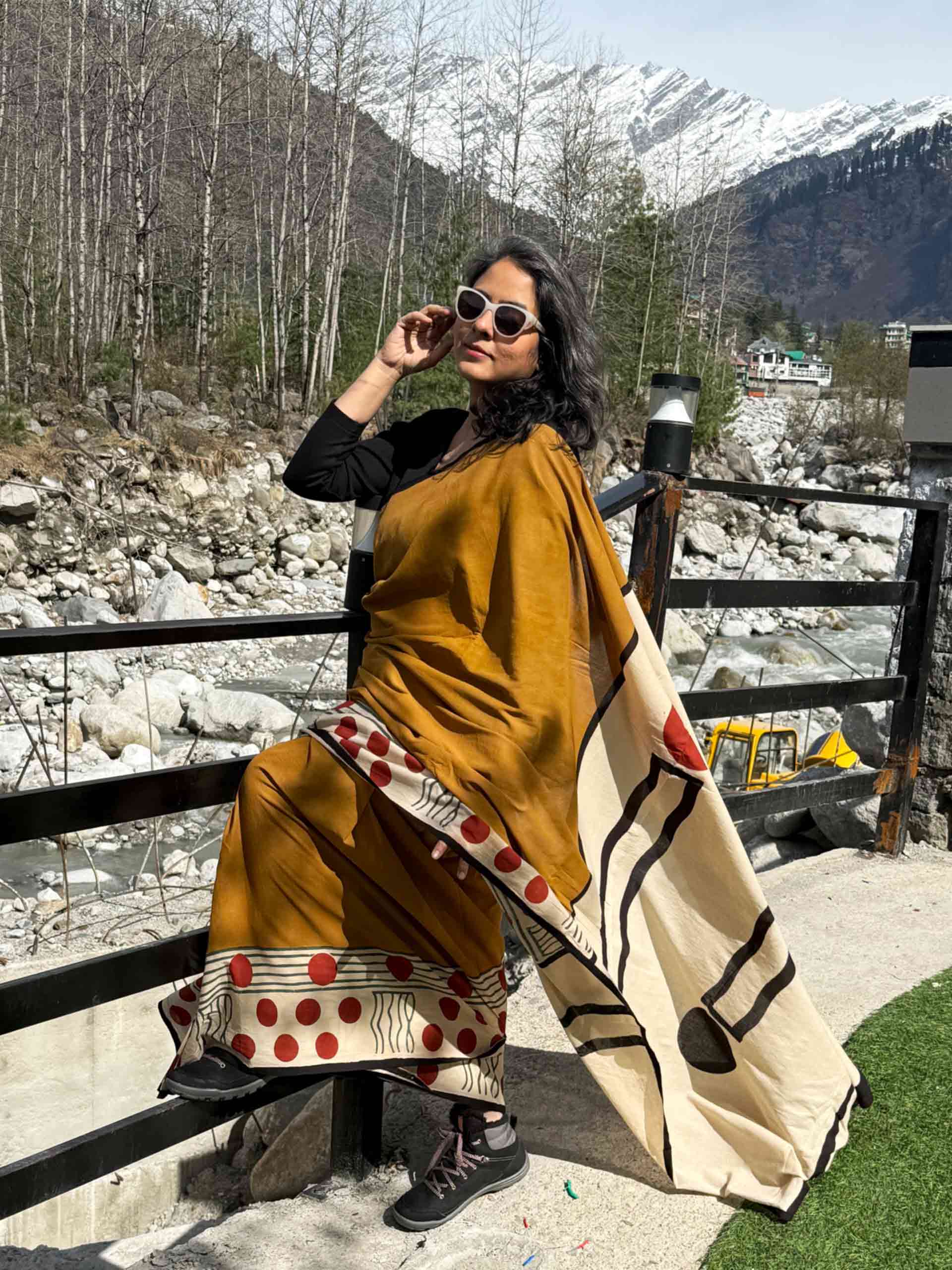Surabhi - Dabu cotton saree
