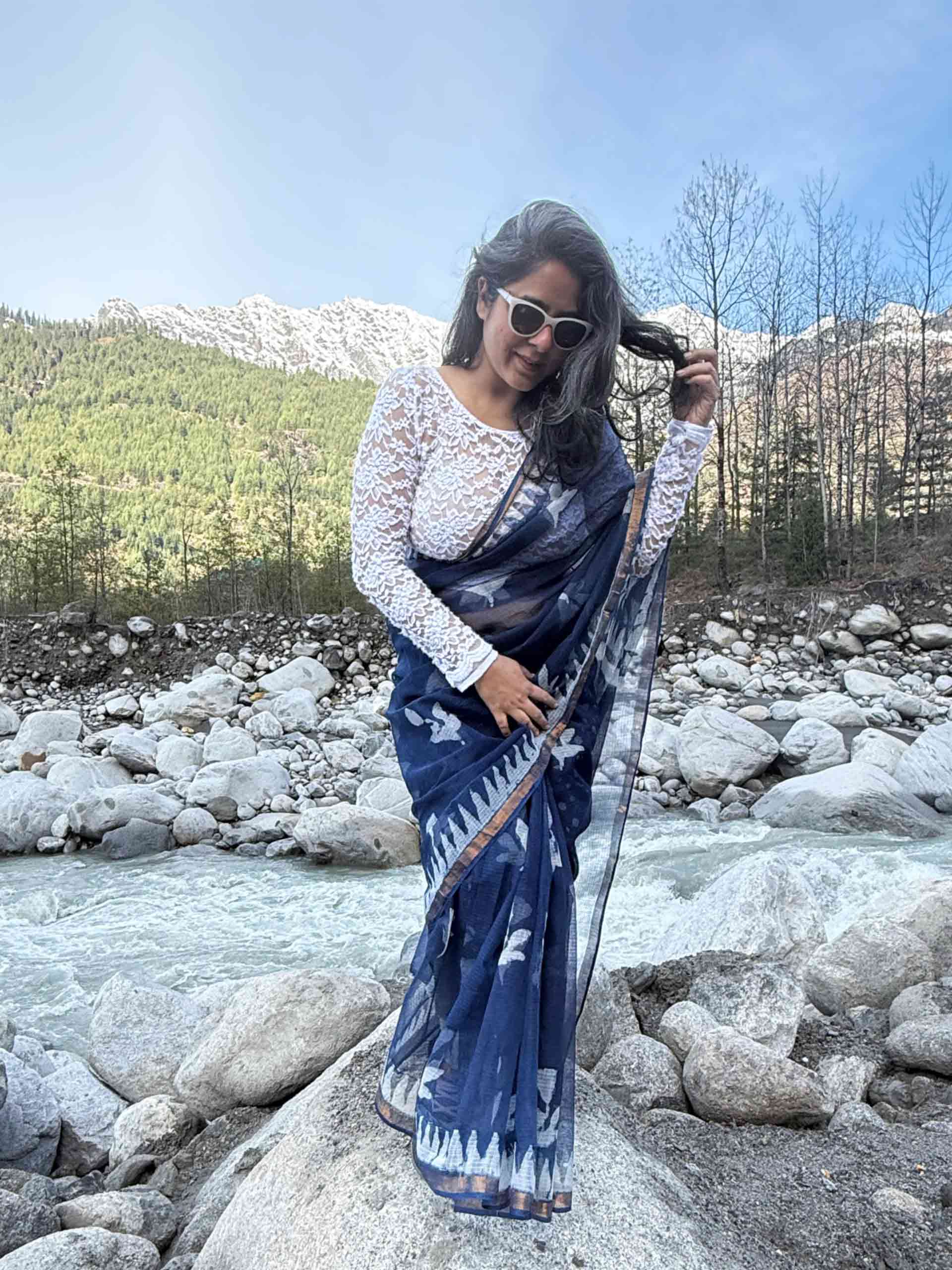 Dilkash - Dabu Kota Doria Saree