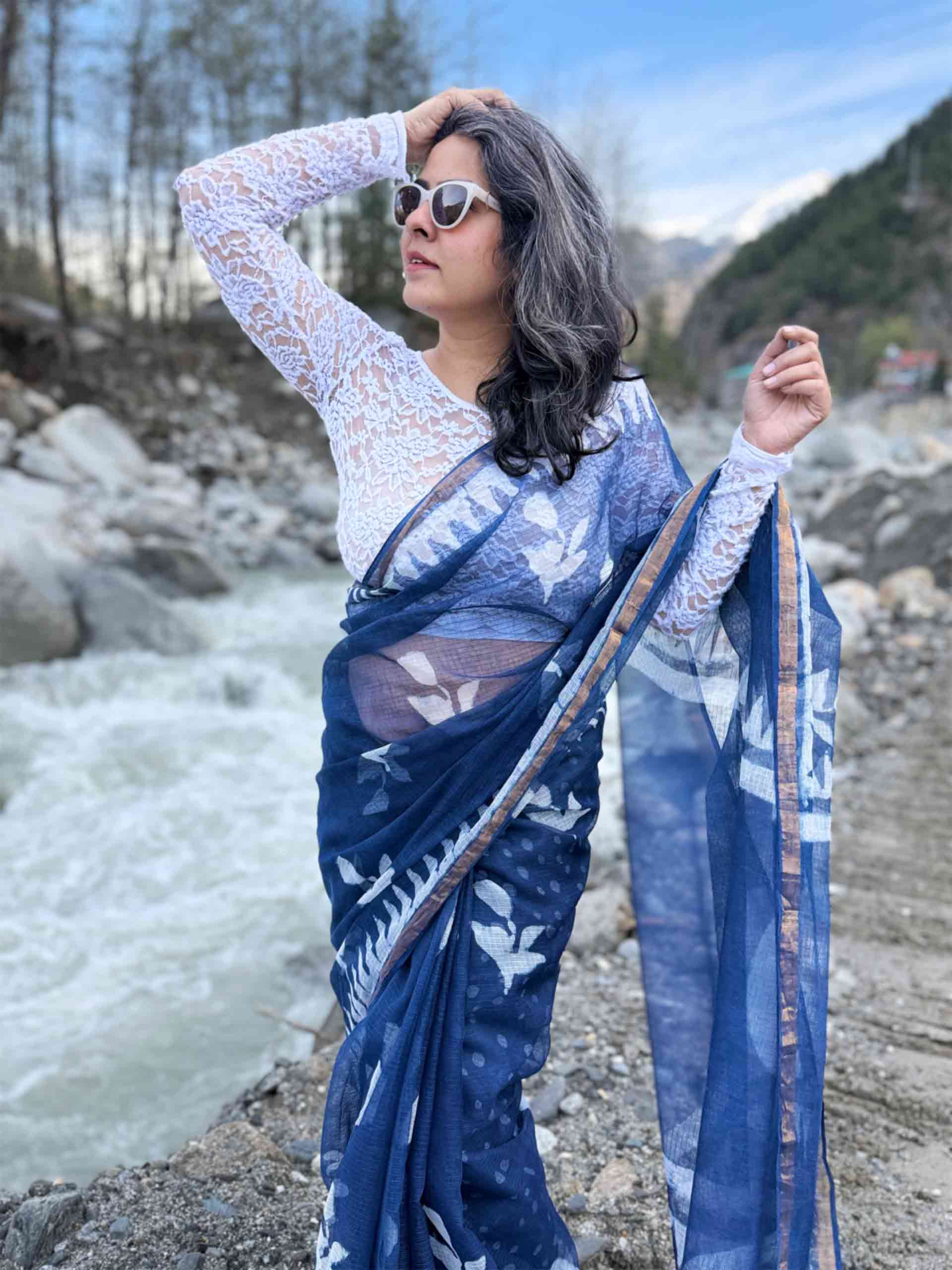 Dilkash - Dabu Kota Doria Saree