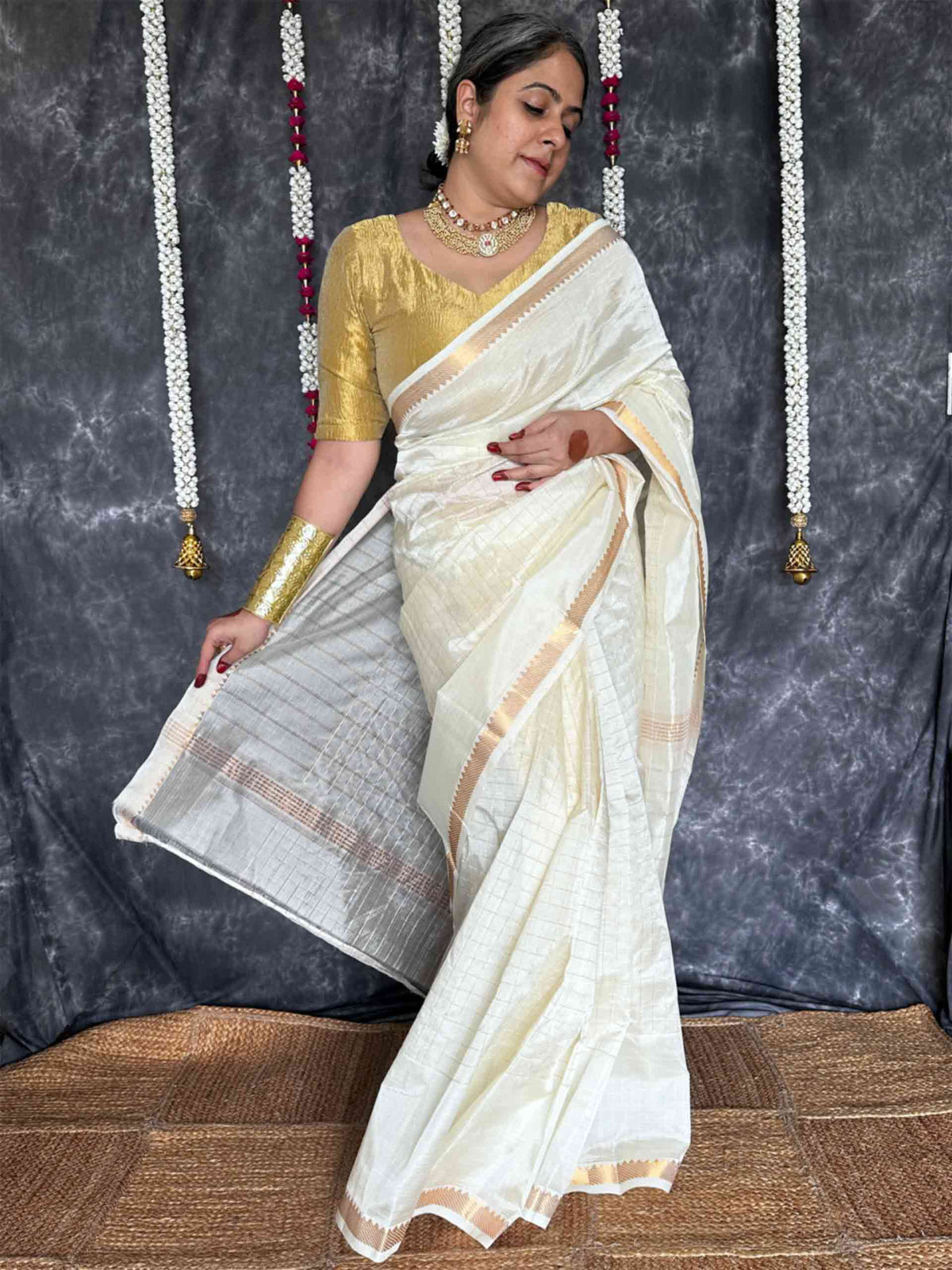 Malli - Mangalgiri Pattu Silk Saree