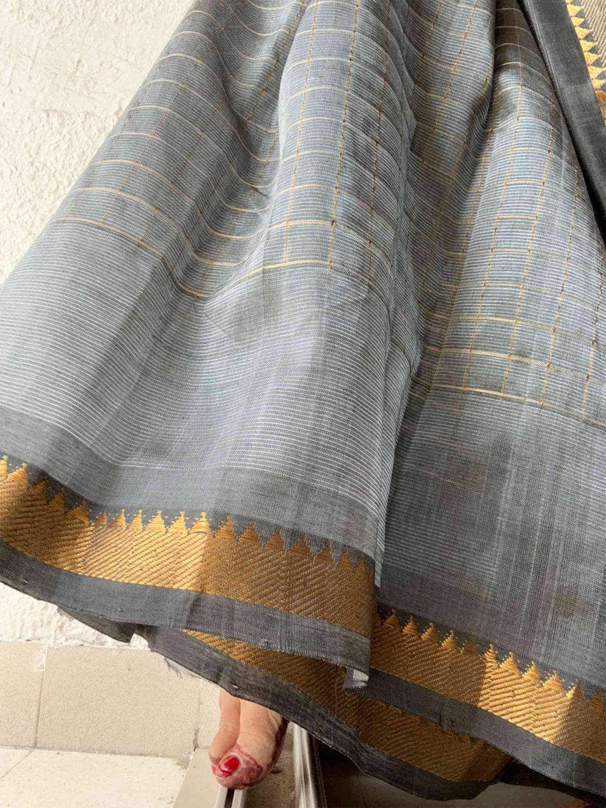 Megh - Mangalgiri Pattu Silk Saree