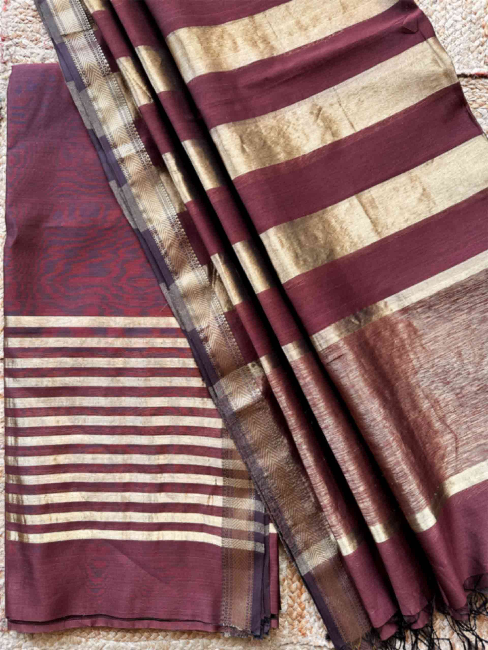 Shrike Handloom Maheshwari silk 2 pc suit set