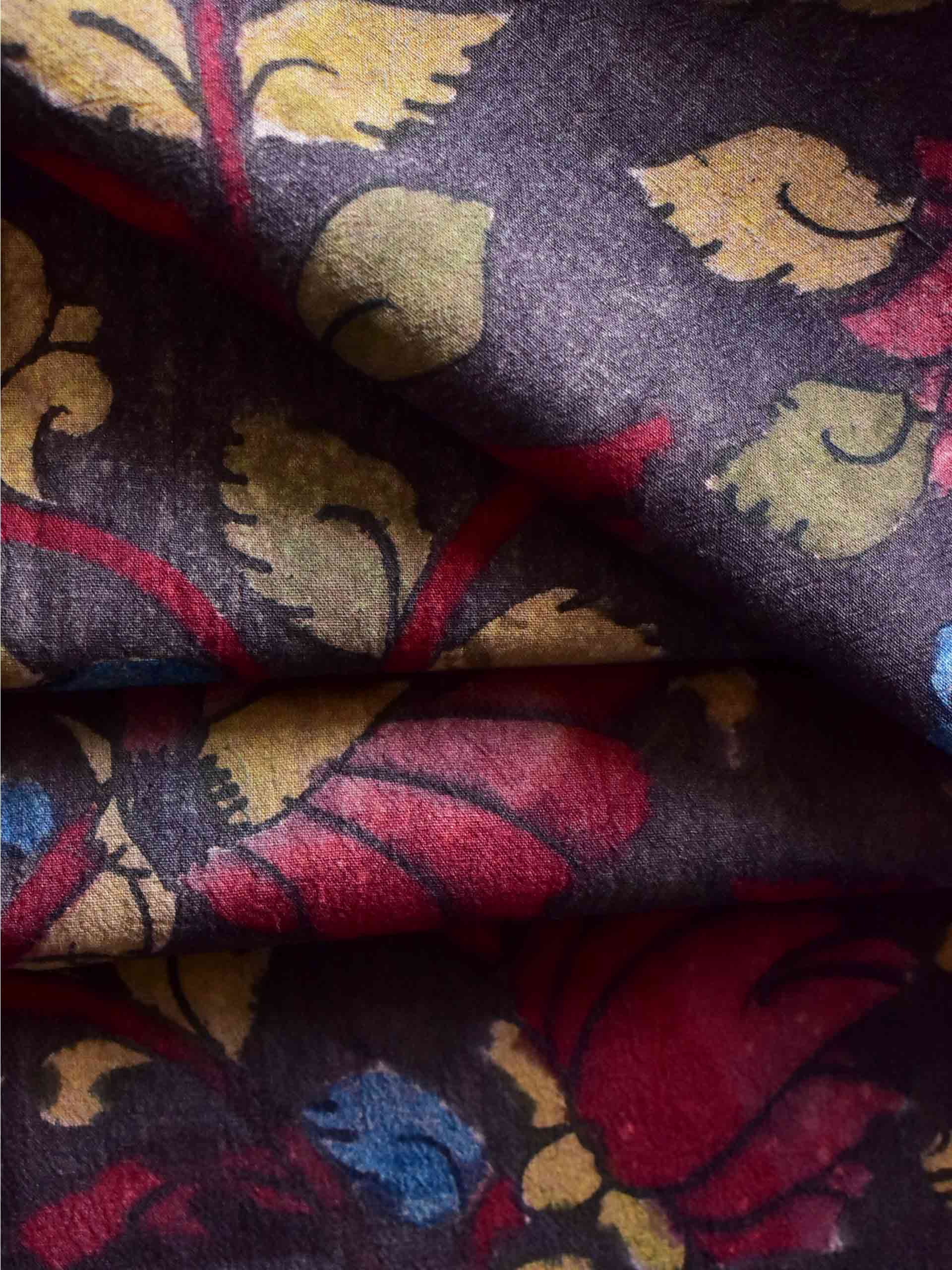 Phool -kalamkari Cotton fabric 1050 per meter