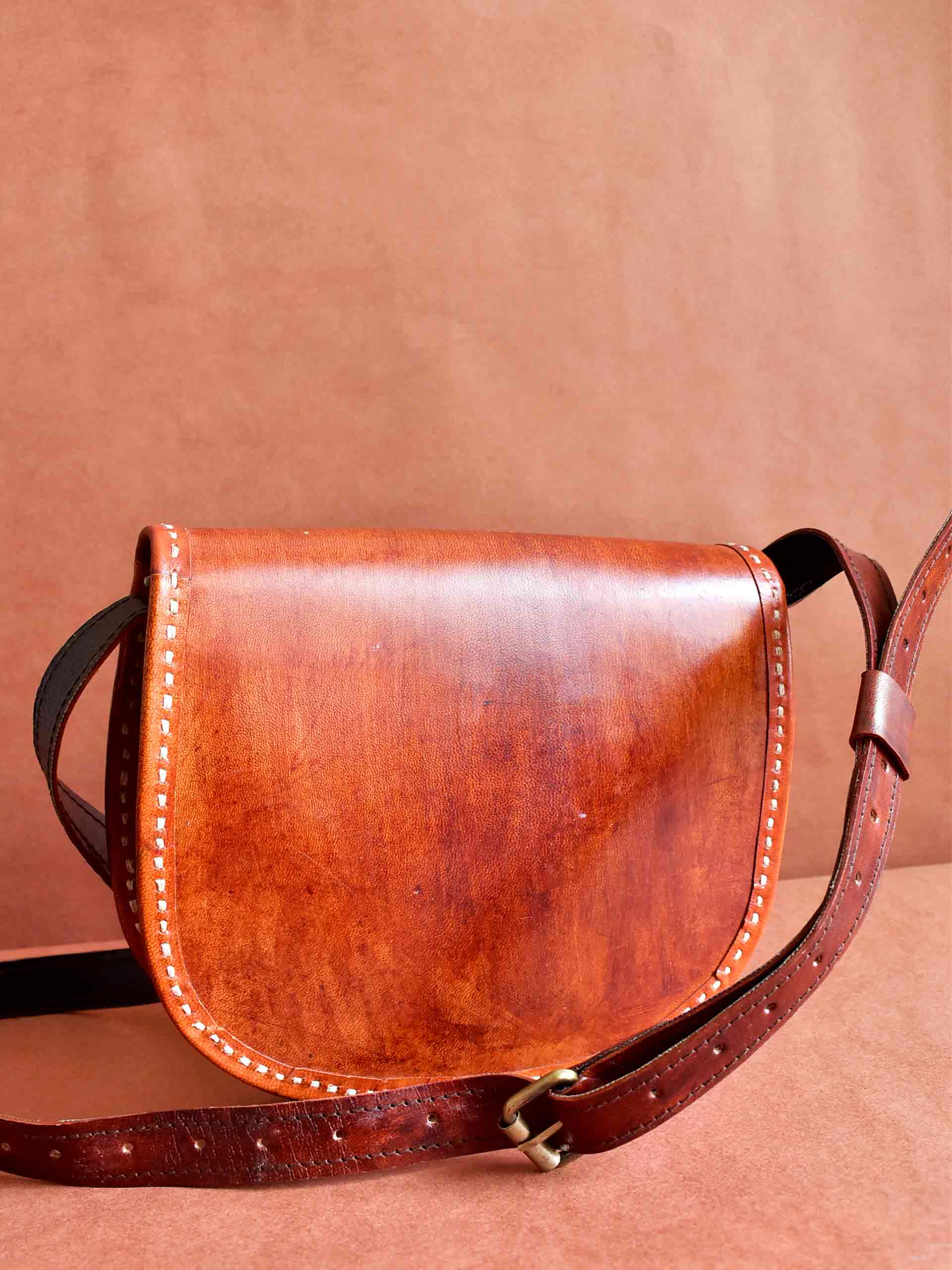 Mukaish - leather embroidered bag