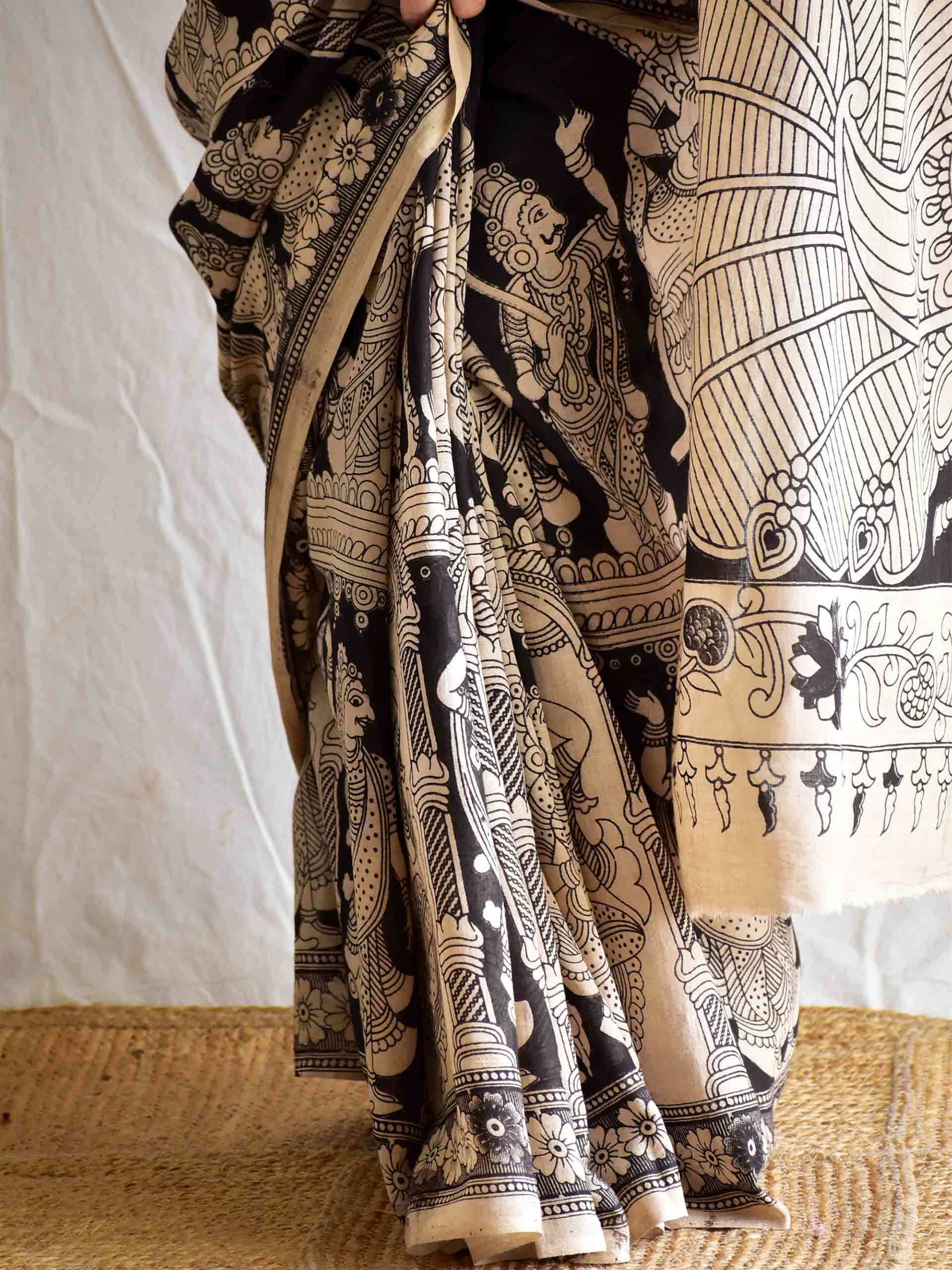 Baraat - kalamkari printed saree