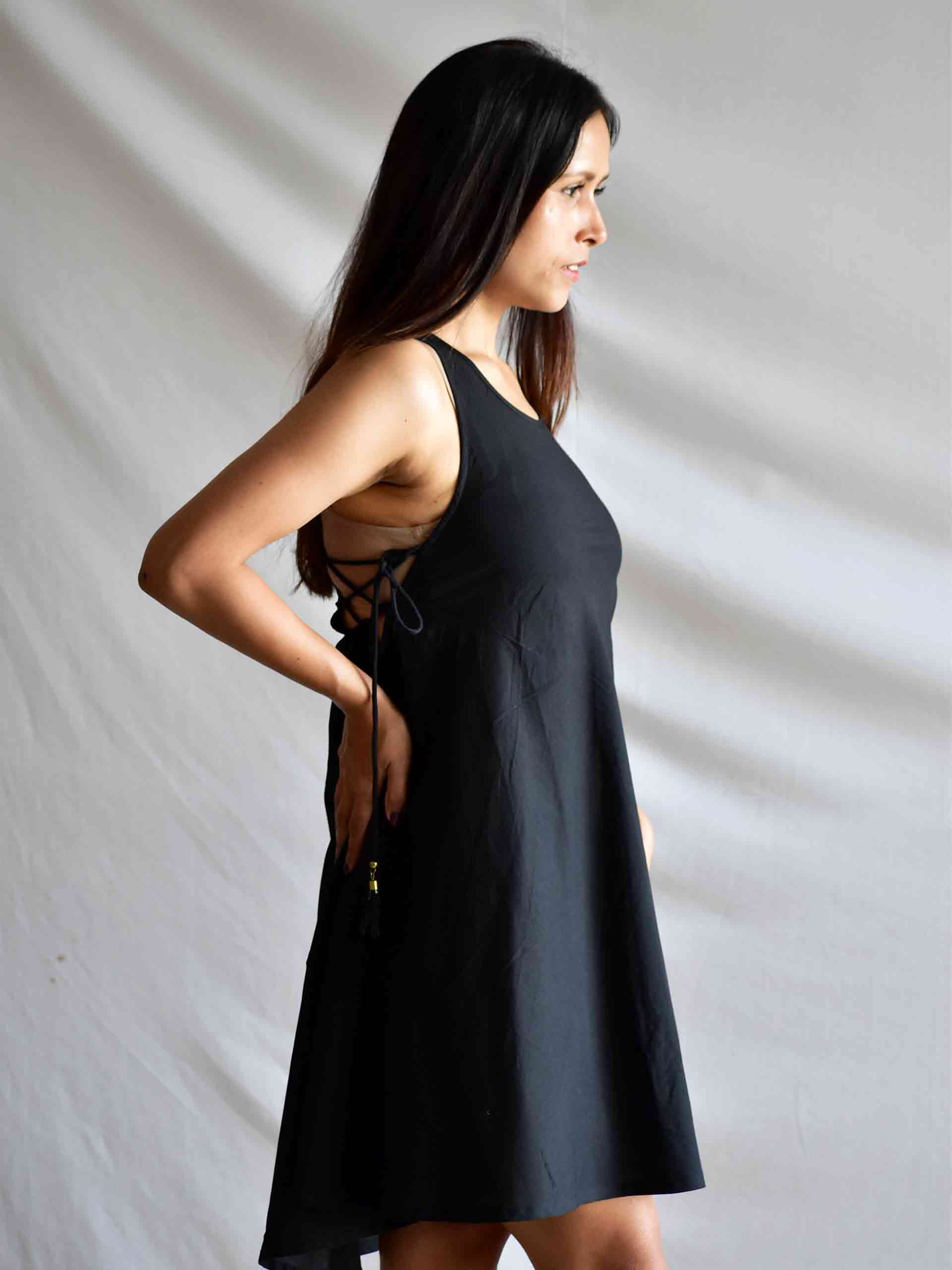Amelia - Tie Knot Short Dress