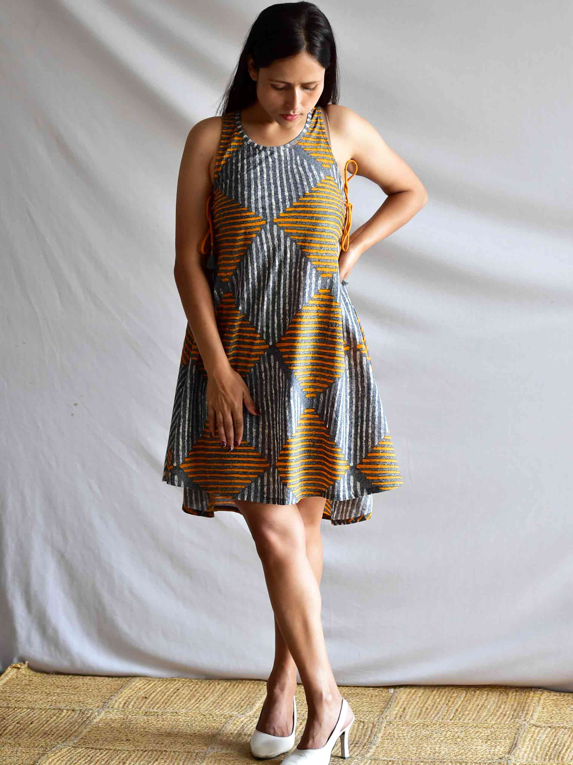 Aurora - Tie Knot Short Dress