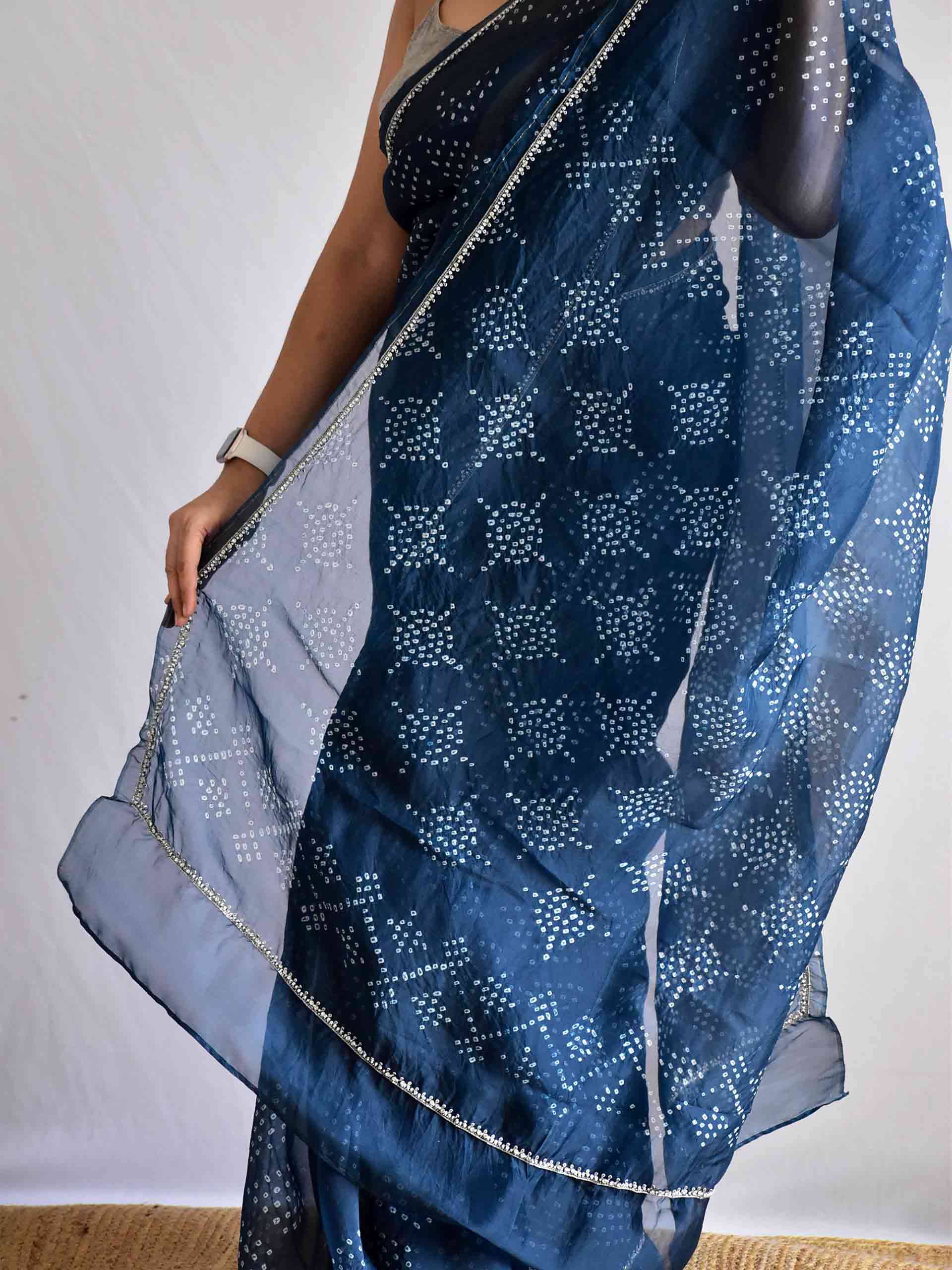Rustam - Organza Silk saree
