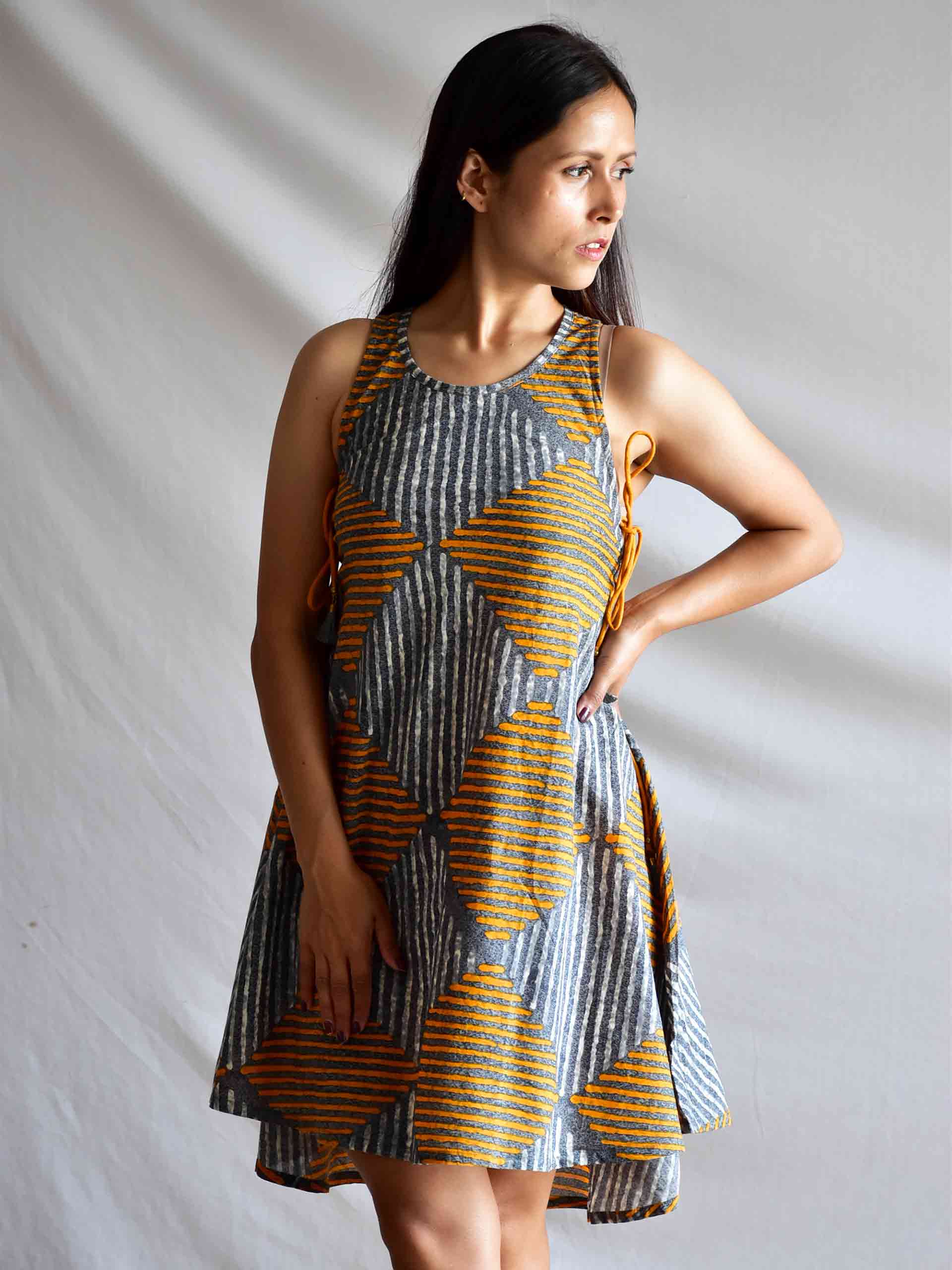 Aurora - Tie Knot Short Dress