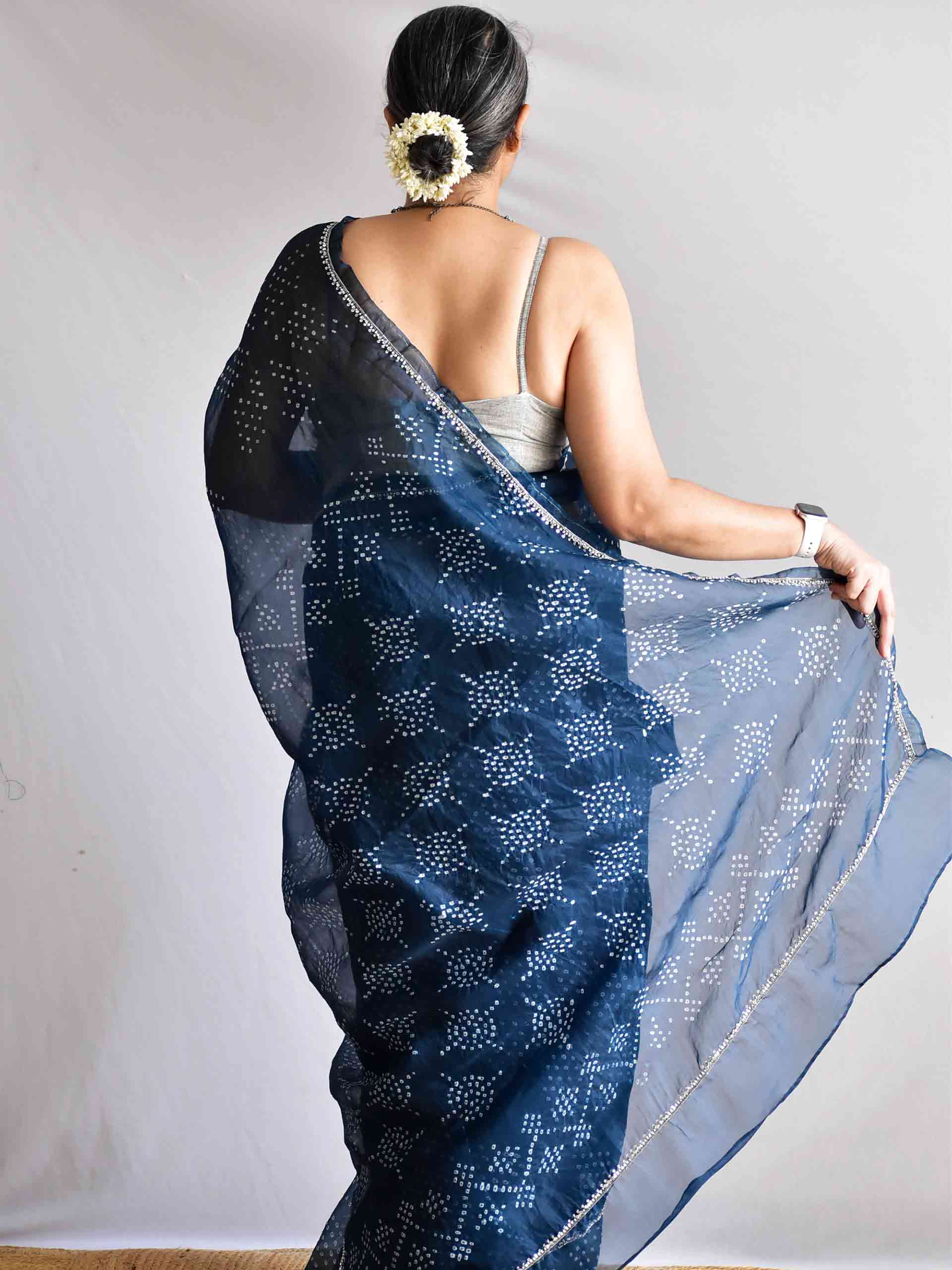 Rustam - Organza Silk saree
