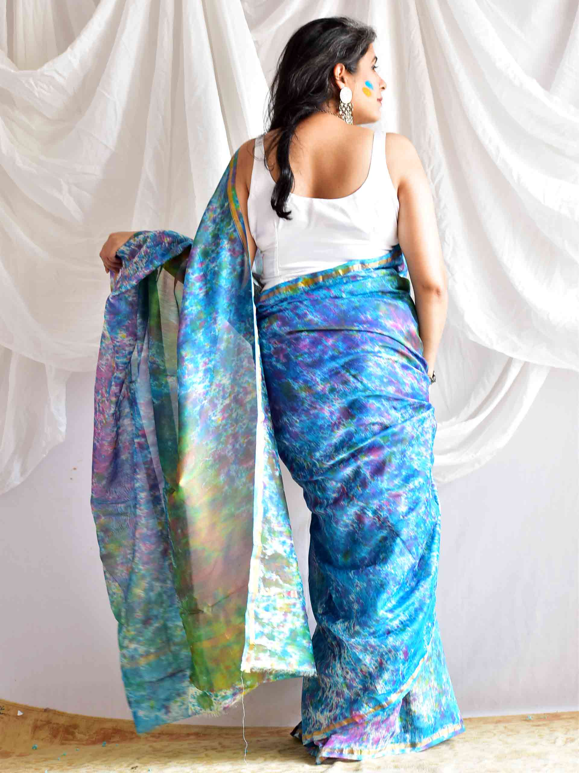 Sparkle - chanderi silk saree