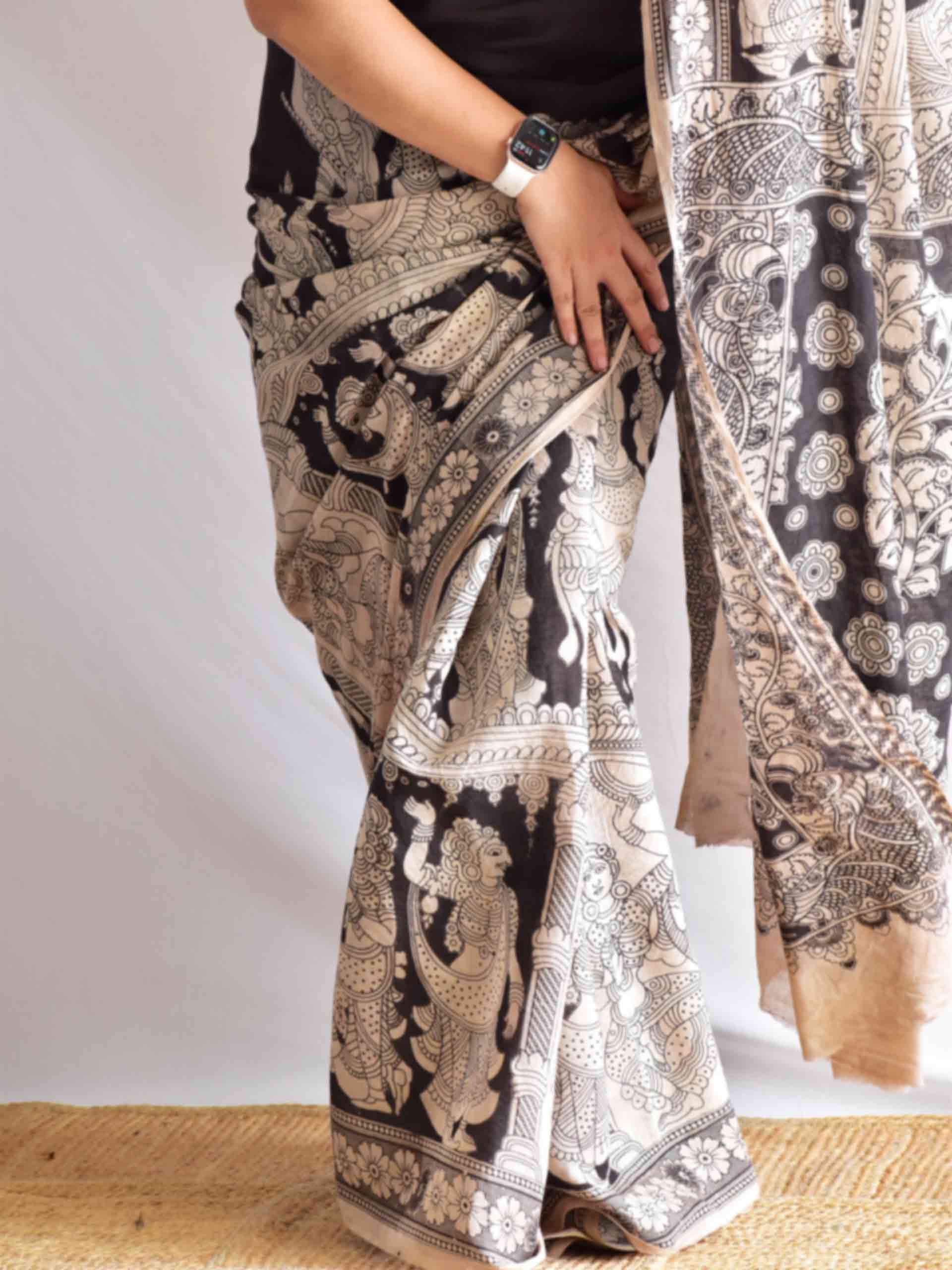 Atithi - kalamkari printed saree
