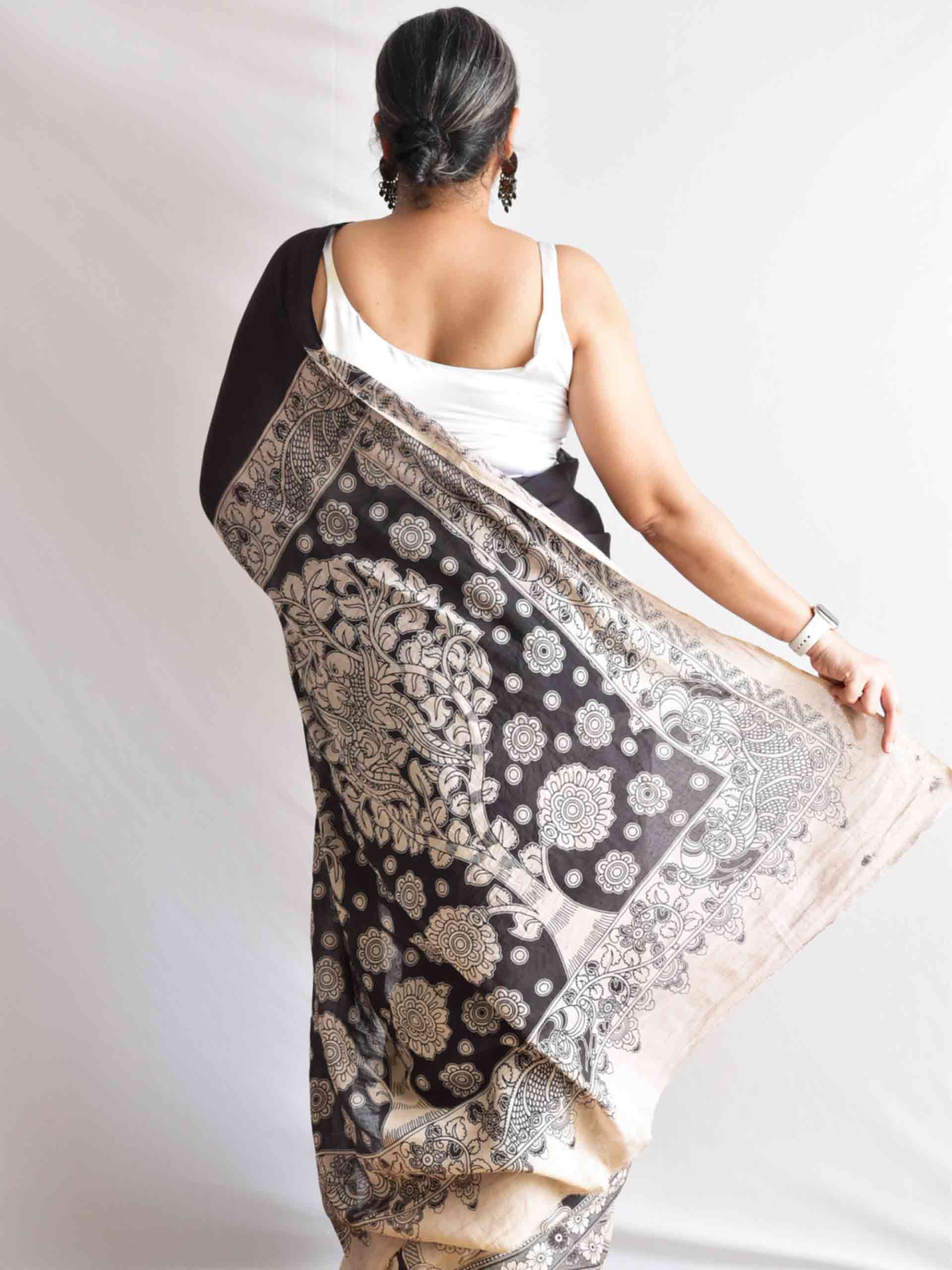 Atithi - kalamkari printed saree
