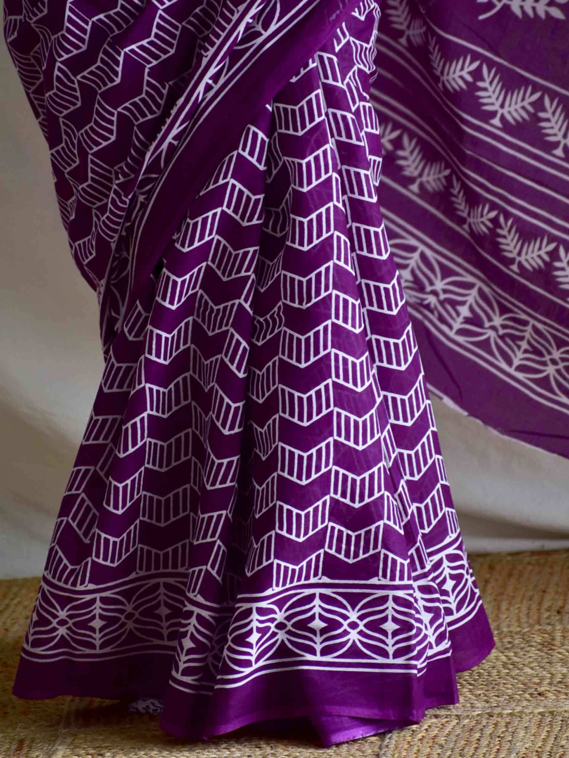 Thread of thoughts - Mul cotton saree