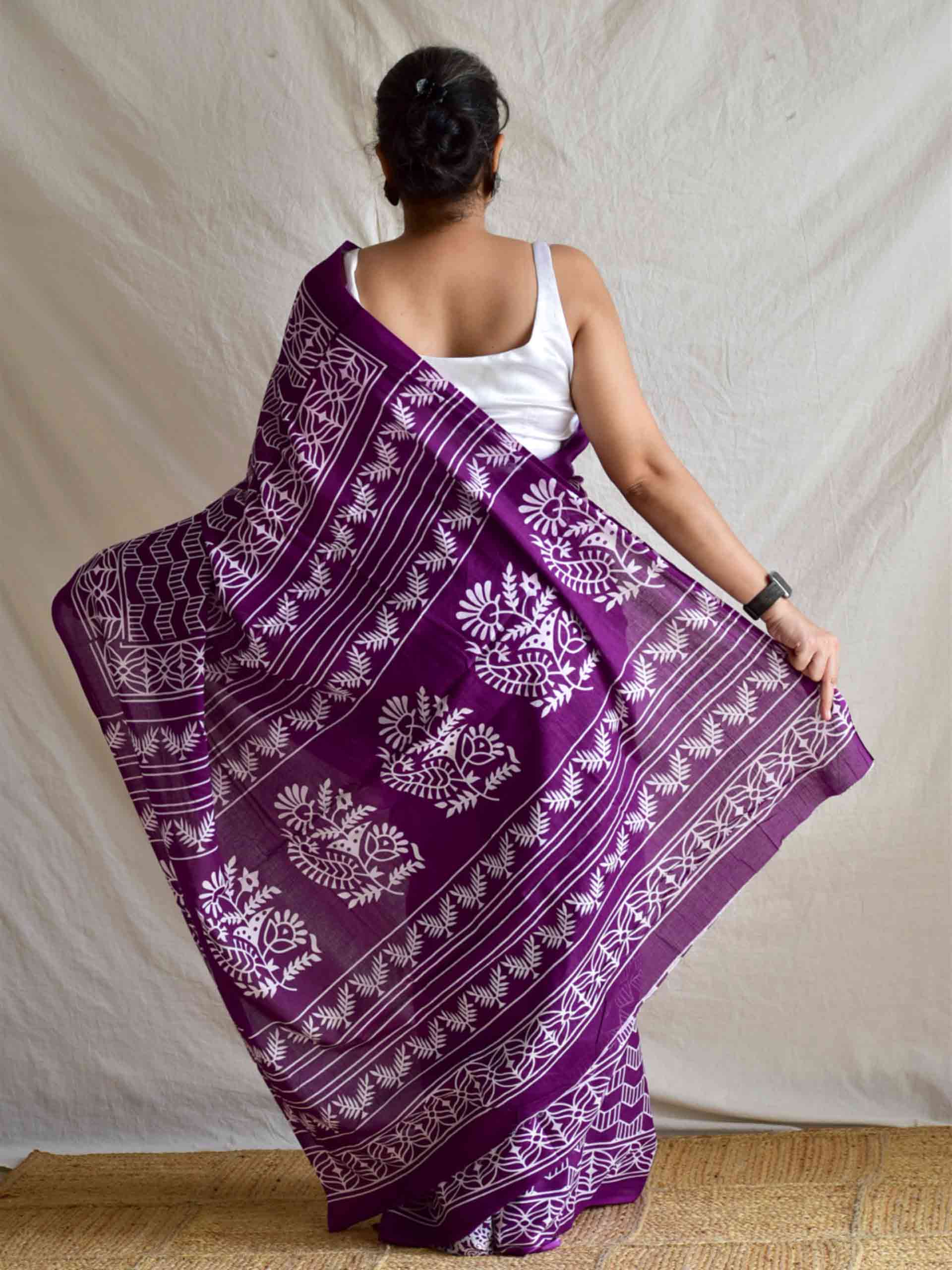 Thread of thoughts - Mul cotton saree