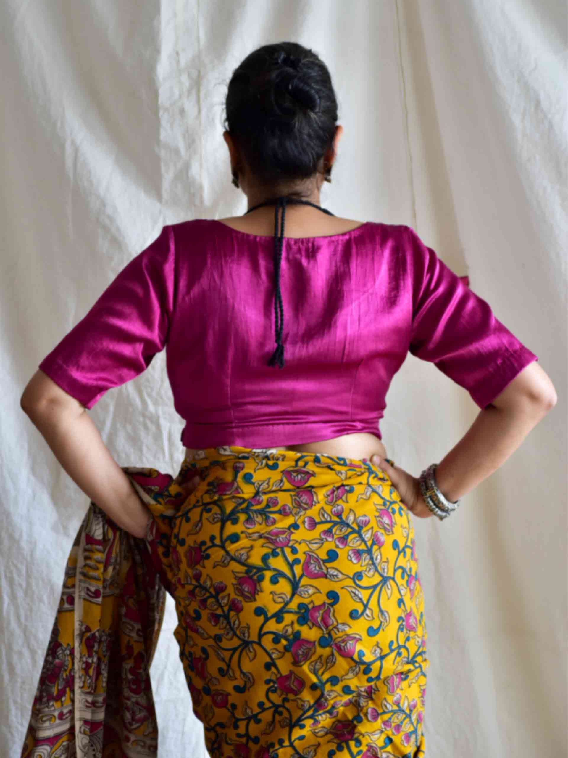 Guler - Mashru silk blouse