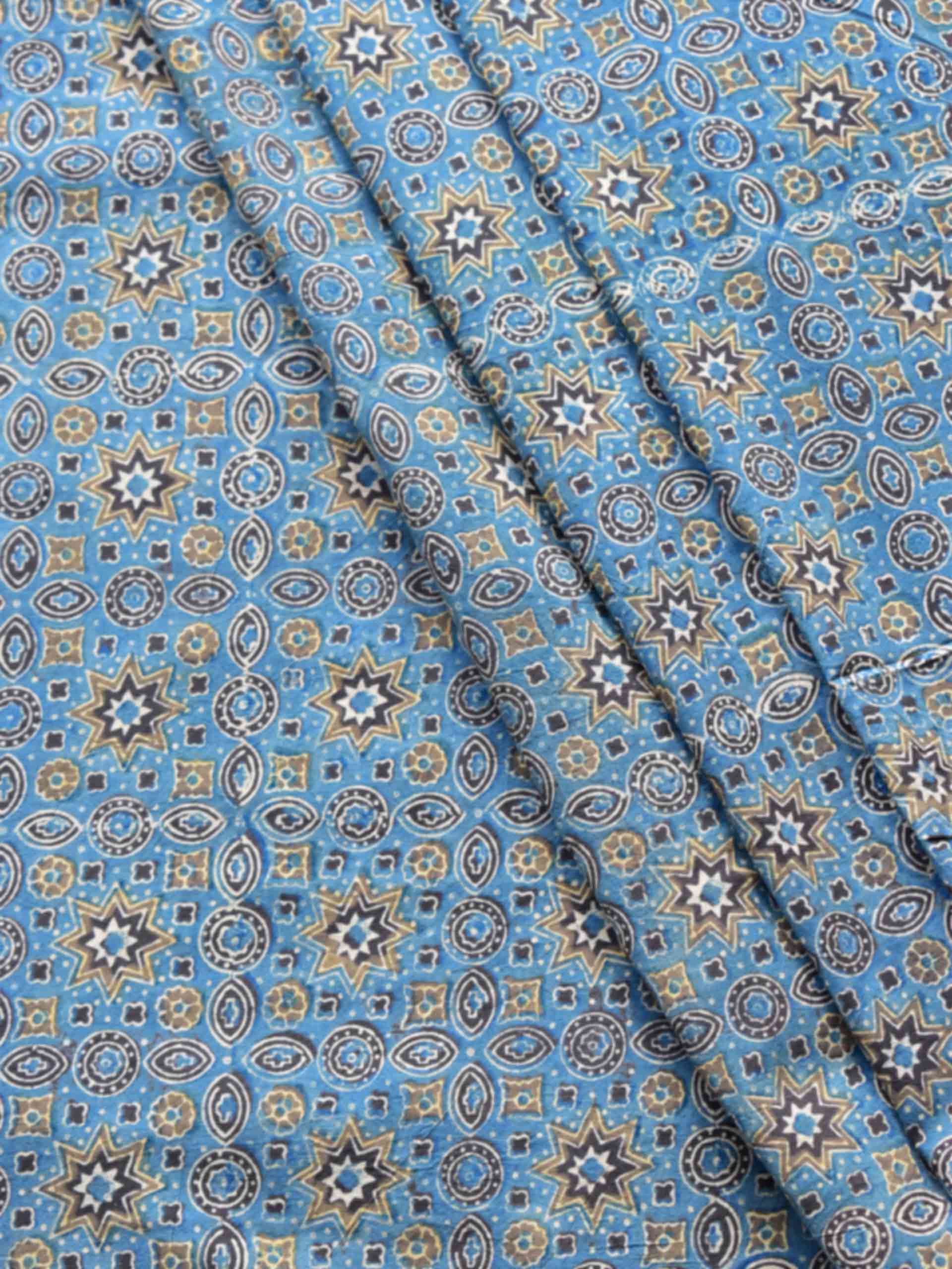 Small star -ajrakh cotton fabric 850 per meter