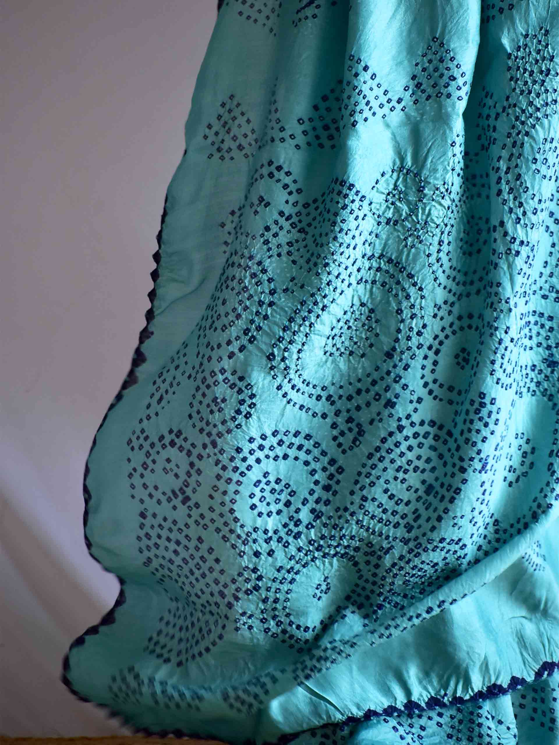 Mosiki -Chiniya Silk Rai bandhej saree