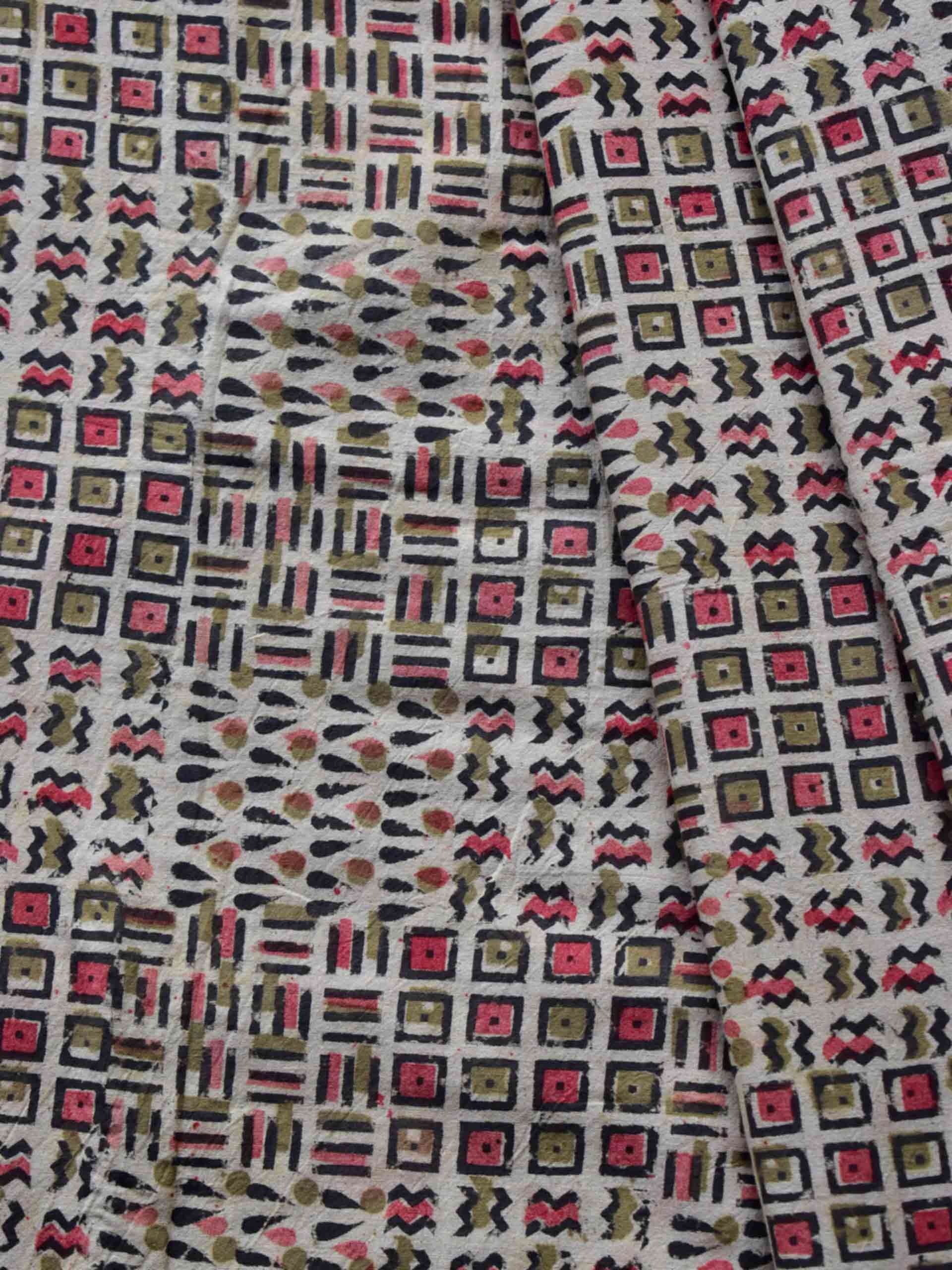 Chitra- hand block printed Cotton fabric 200 per meter