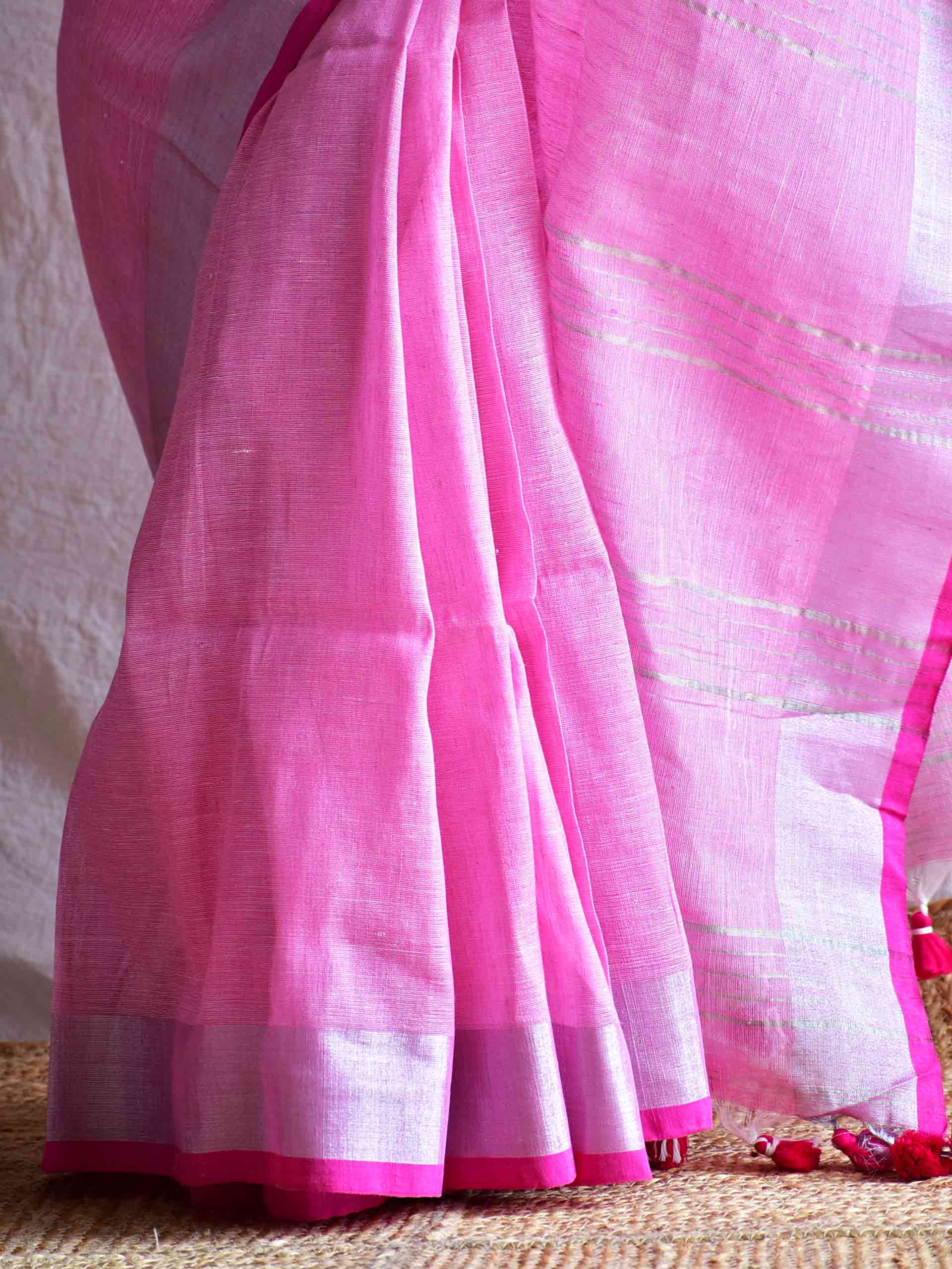 Daffodil - Linen Saree