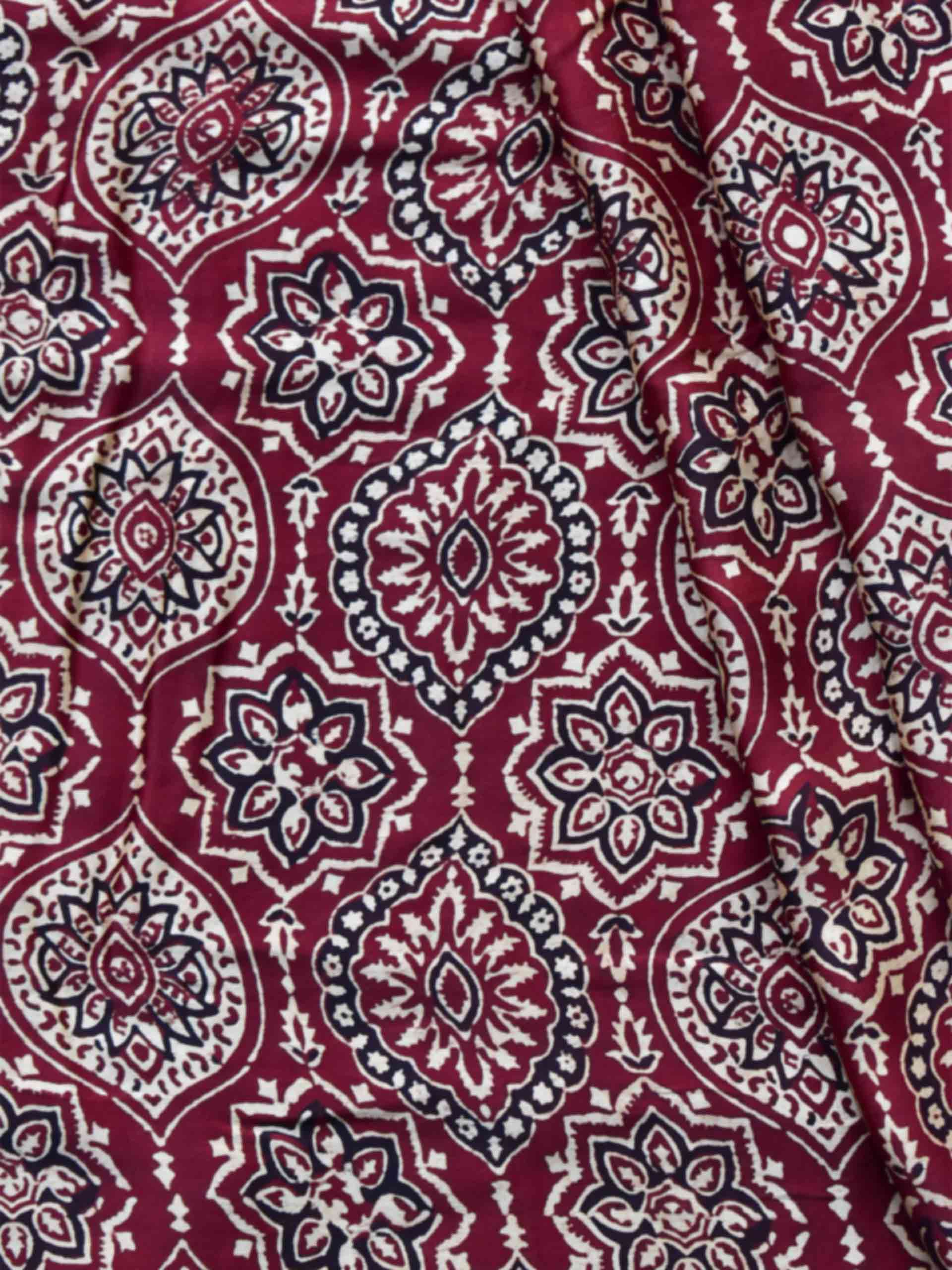 Dark flower - modal silk fabric 950 per meter