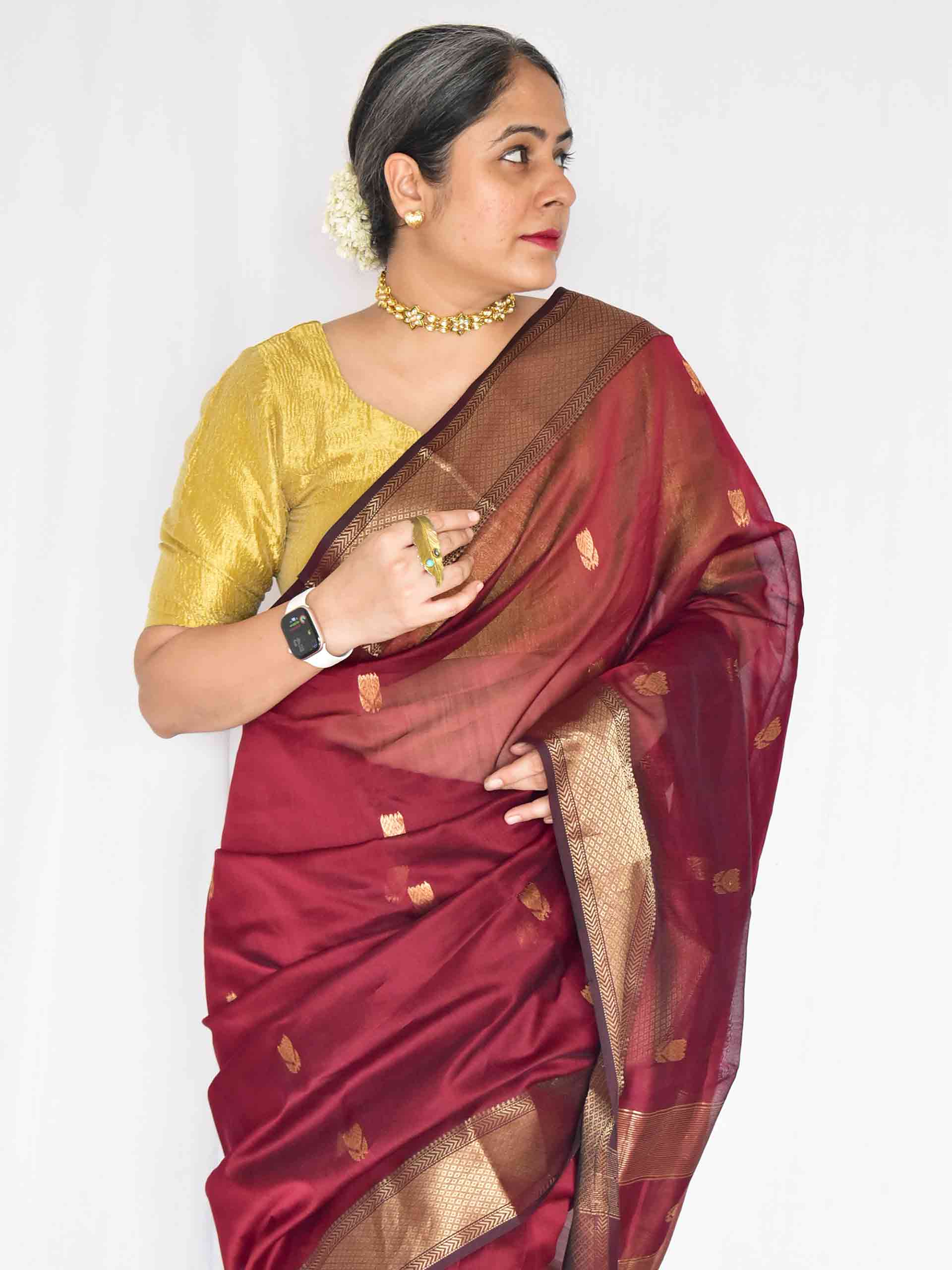 Sutra - Maheshwari Handloom Silk Saree