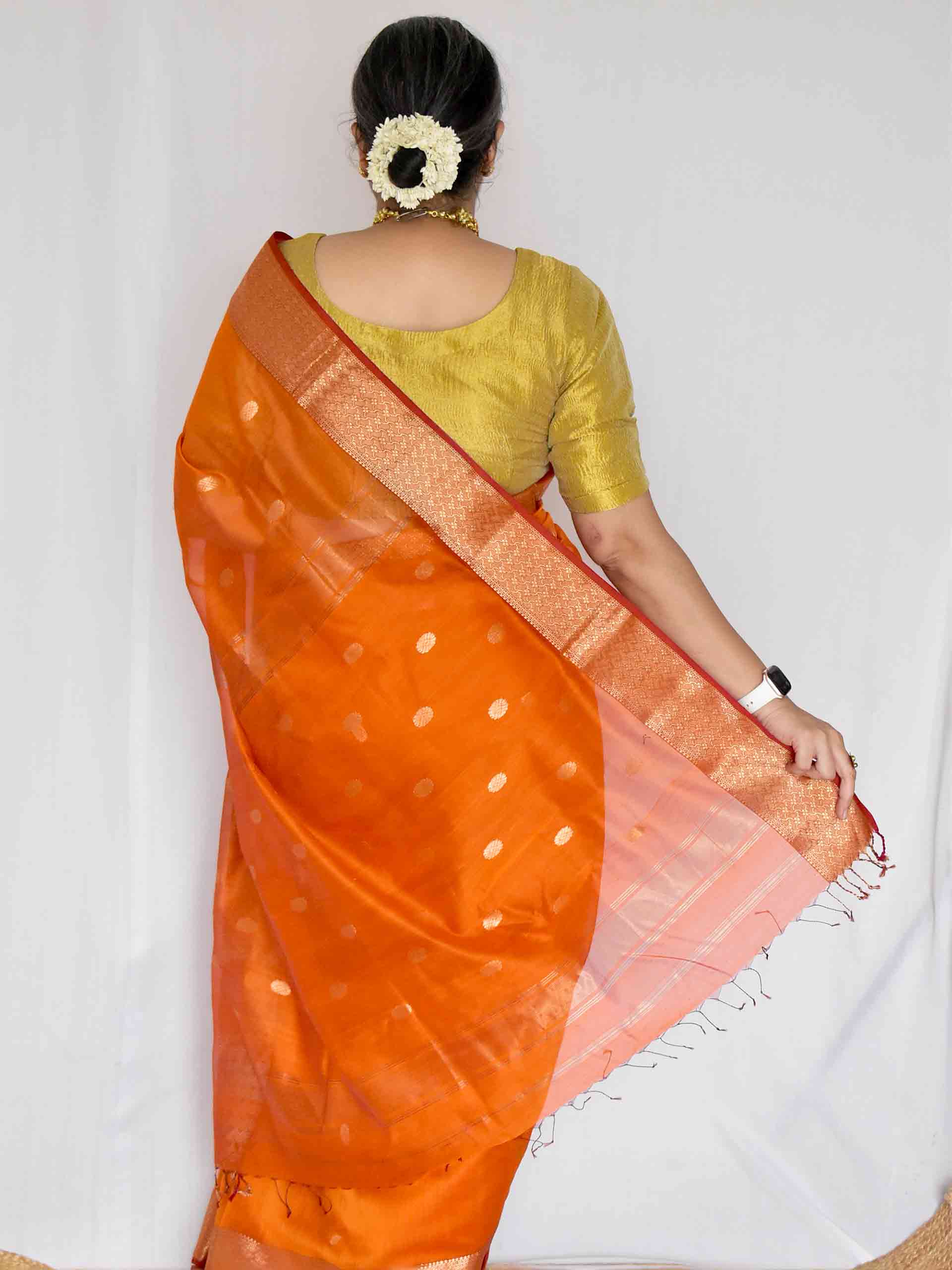Preet - Maheshwari Handloom Silk Saree