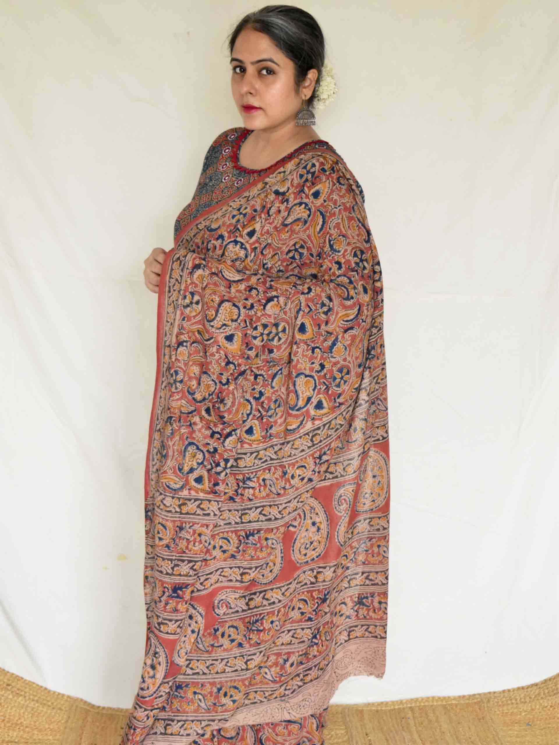 Manavi - kalamkari printed saree