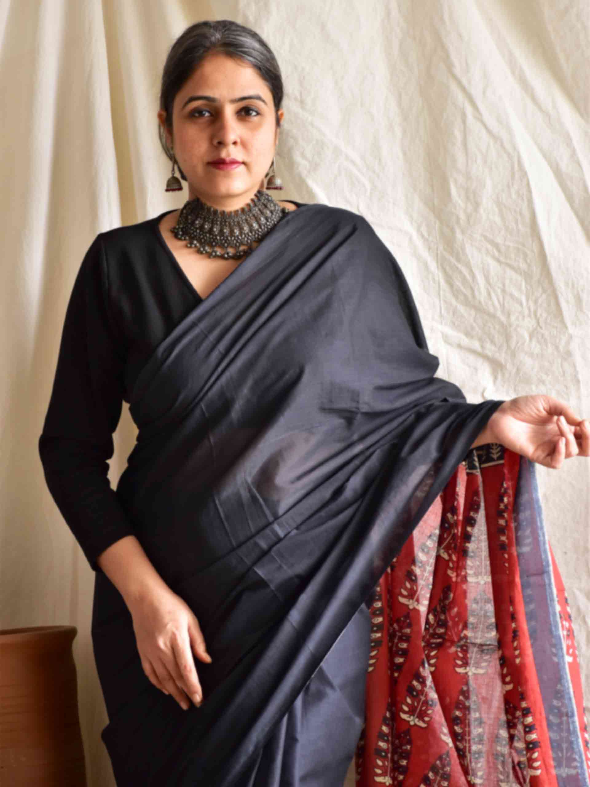 Patti - Dabu cotton saree