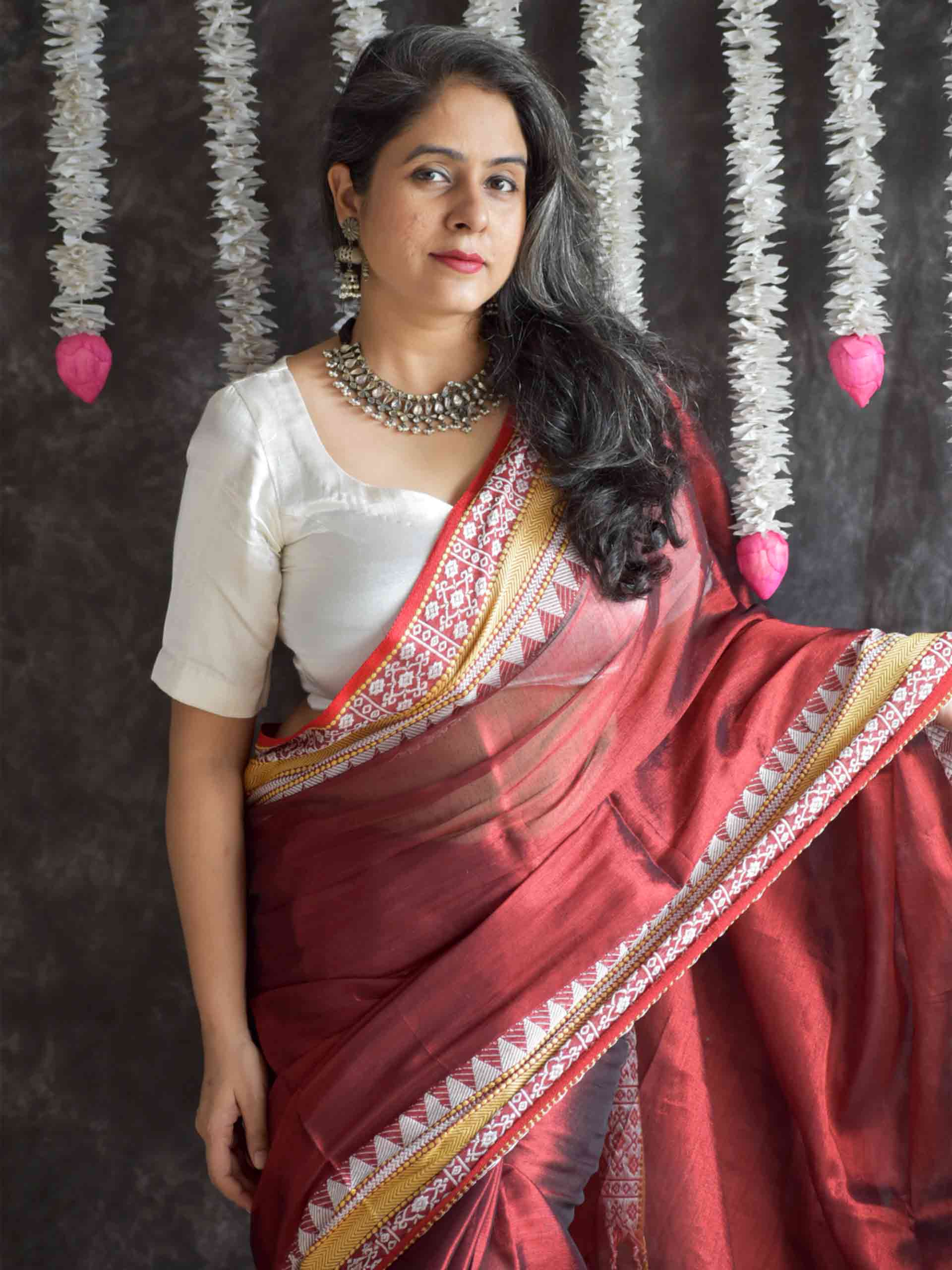 Radiant star - Jacquard Tissue Saree