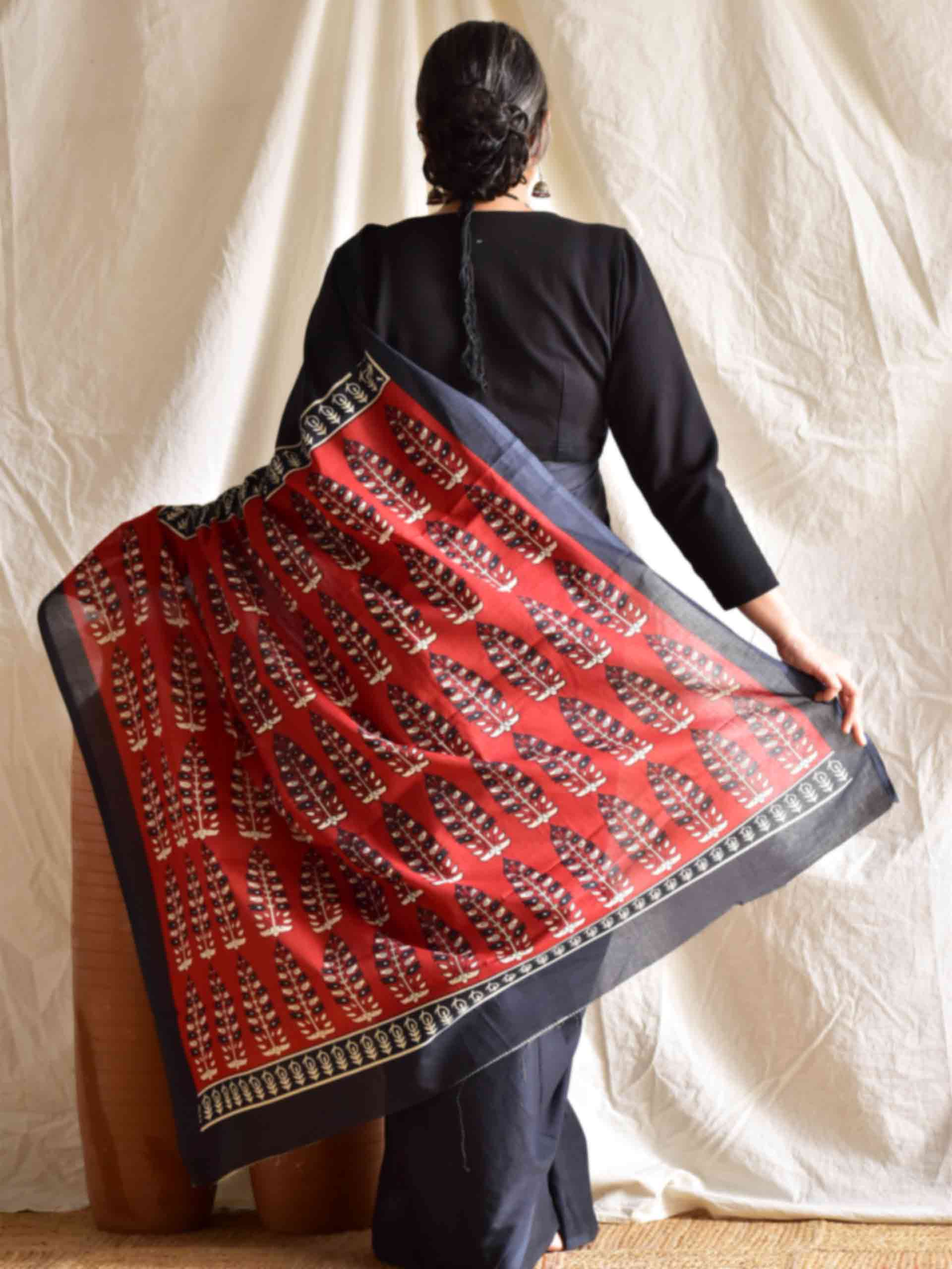 Patti - Dabu cotton saree