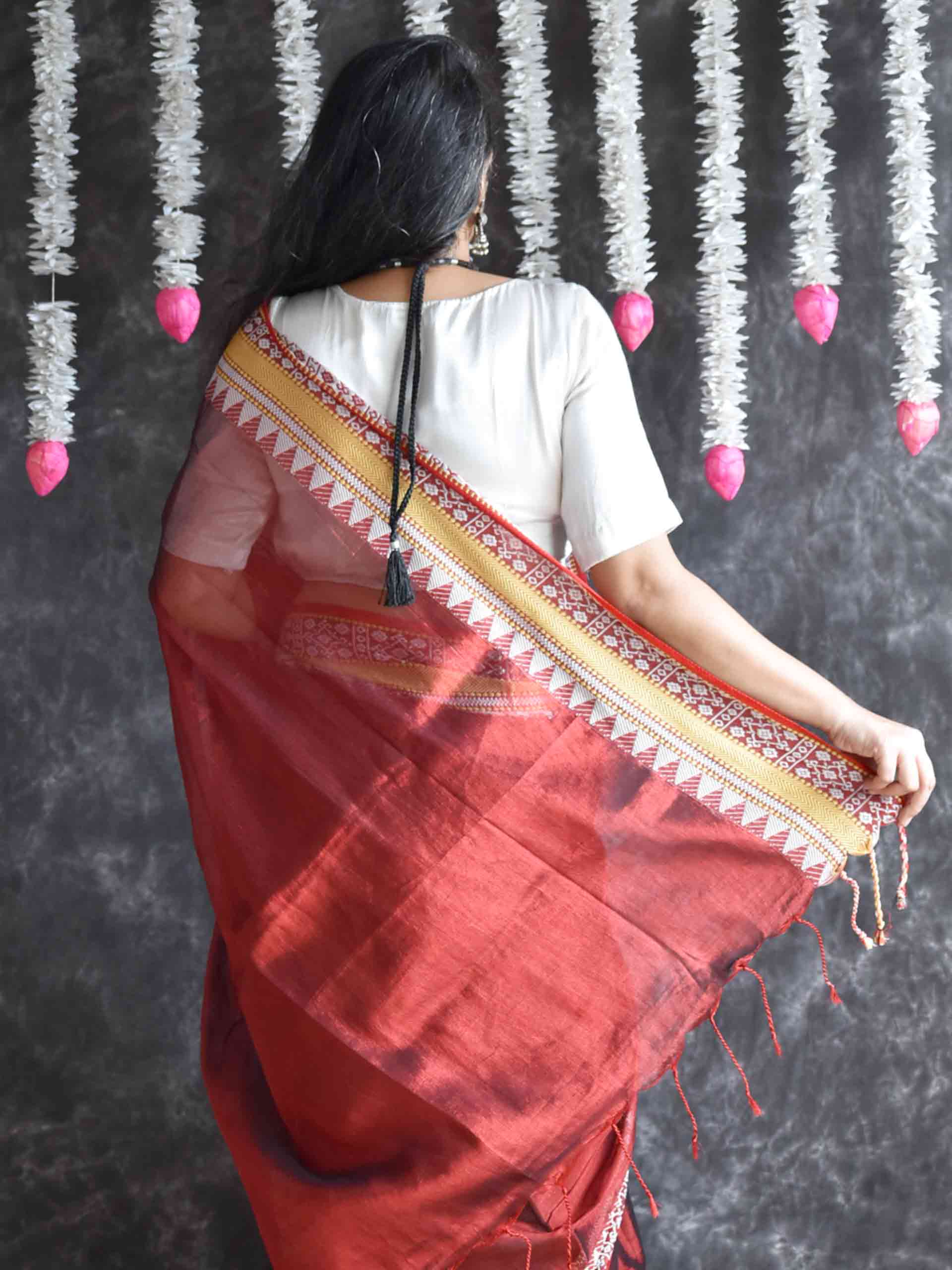 Radiant star - Jacquard Tissue Saree